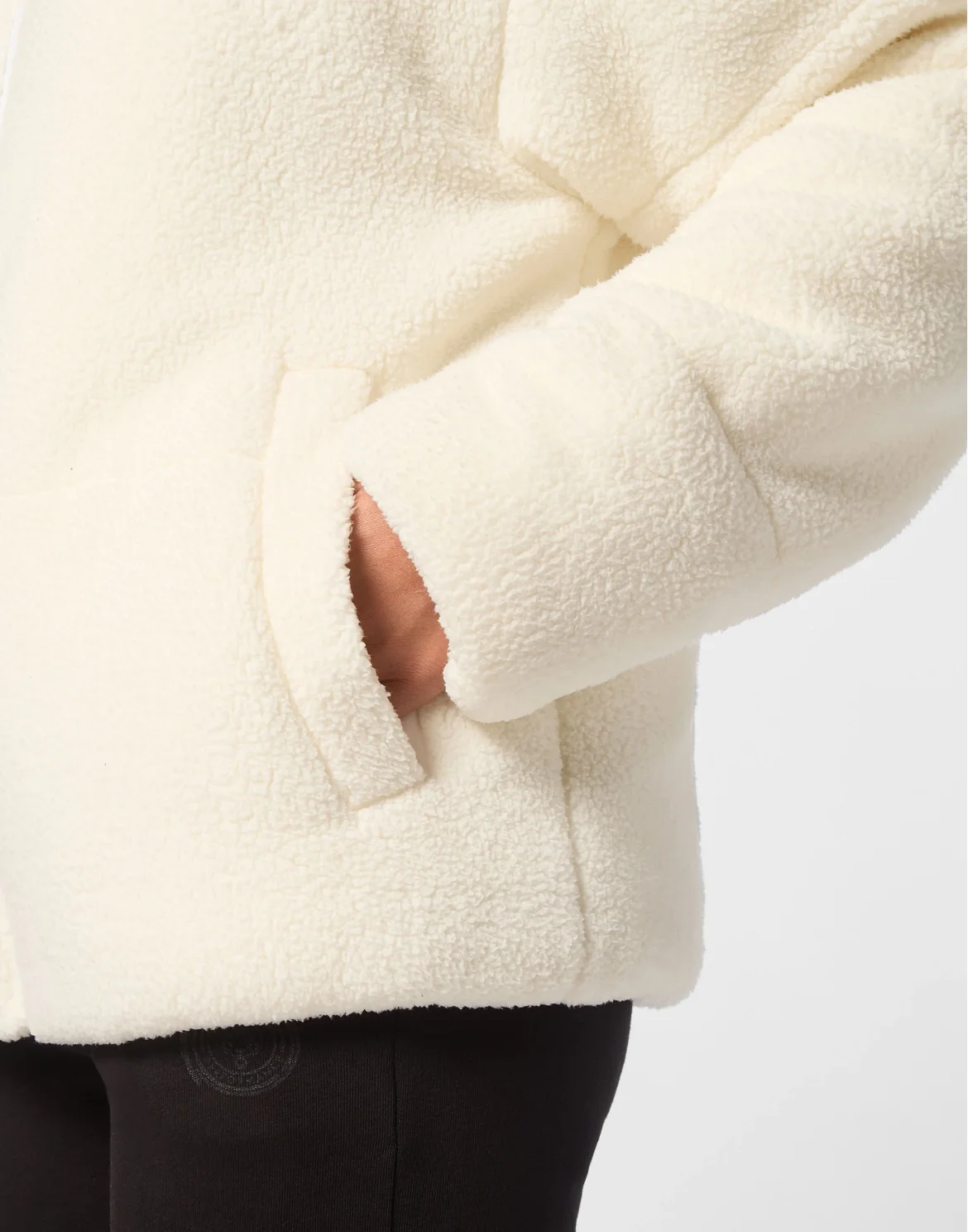 Sherpa Puffered Jacket, цвет: Белый