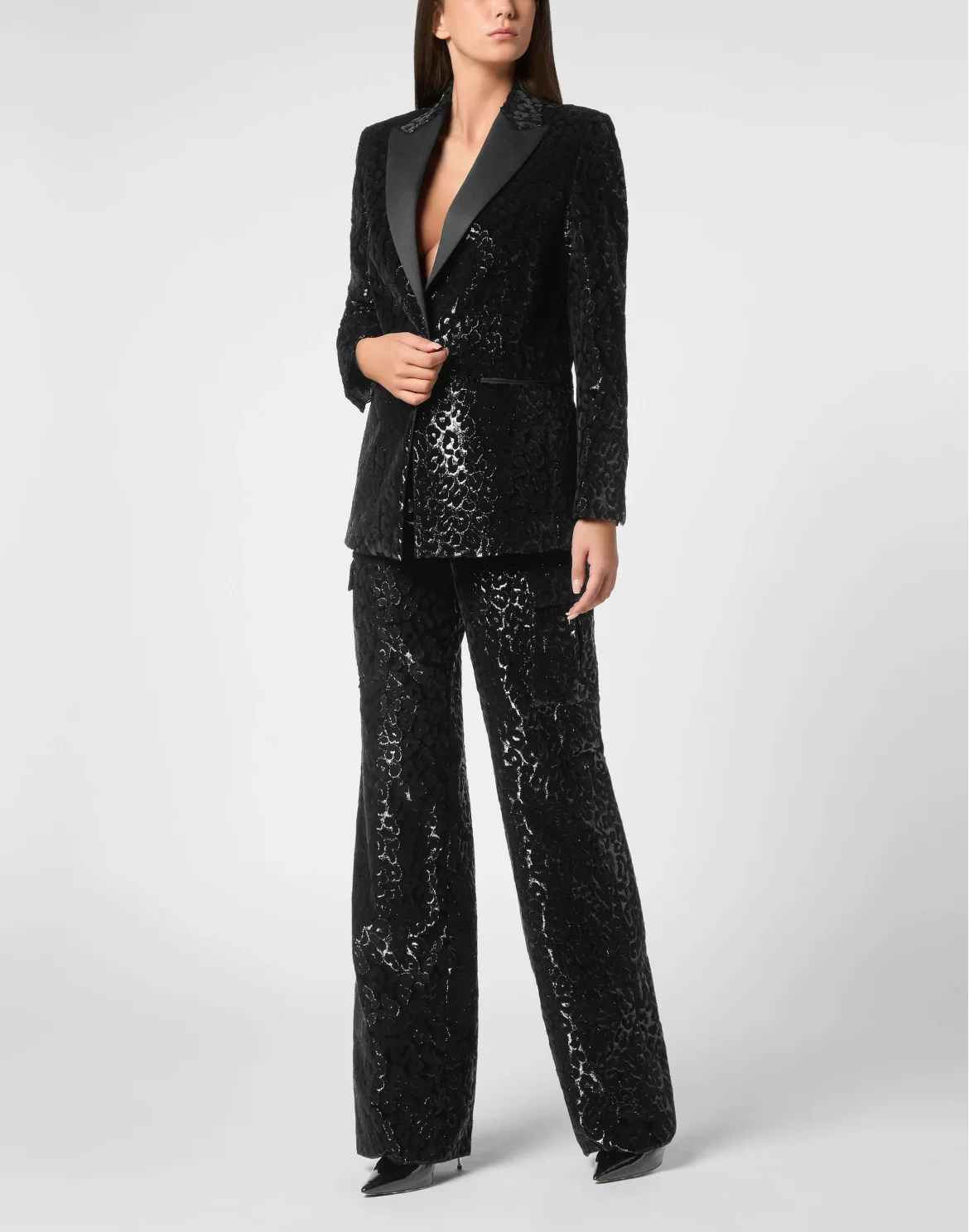 Velvet Blazer Lord Fit, цвет: Черный