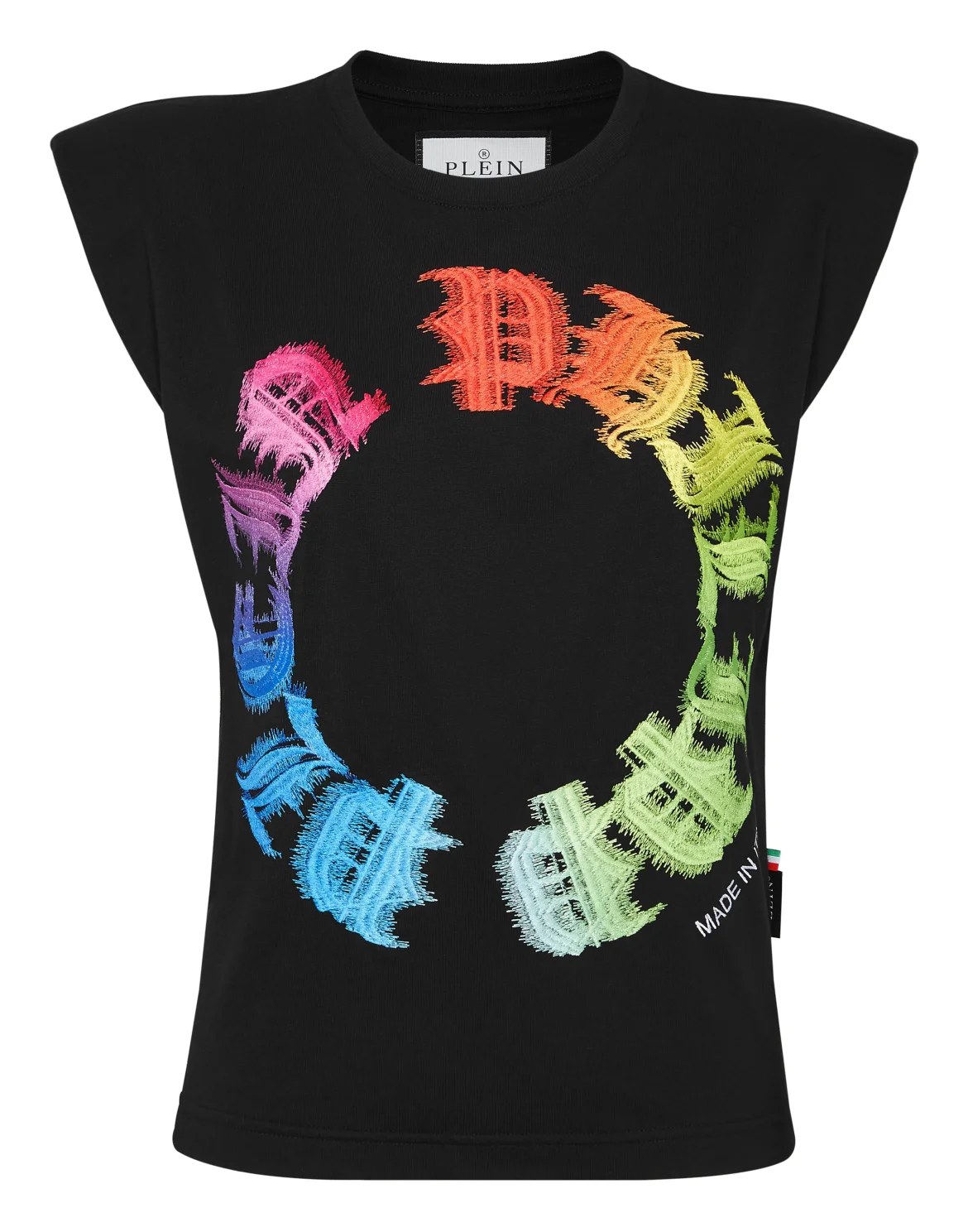 Tank Top Sexy Pure Rainbow Gothic Plein, цвет: Черный