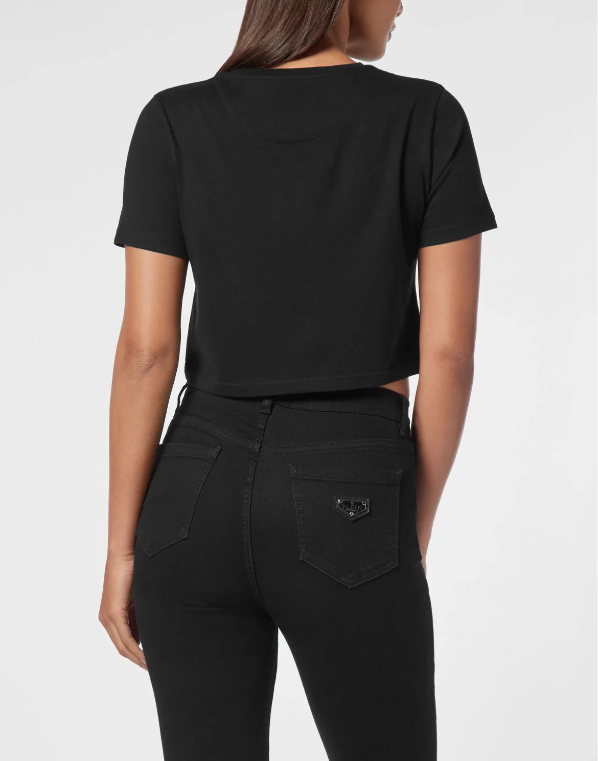T-shirt Round Neck SS Crystal Hexagon, цвет: Черный