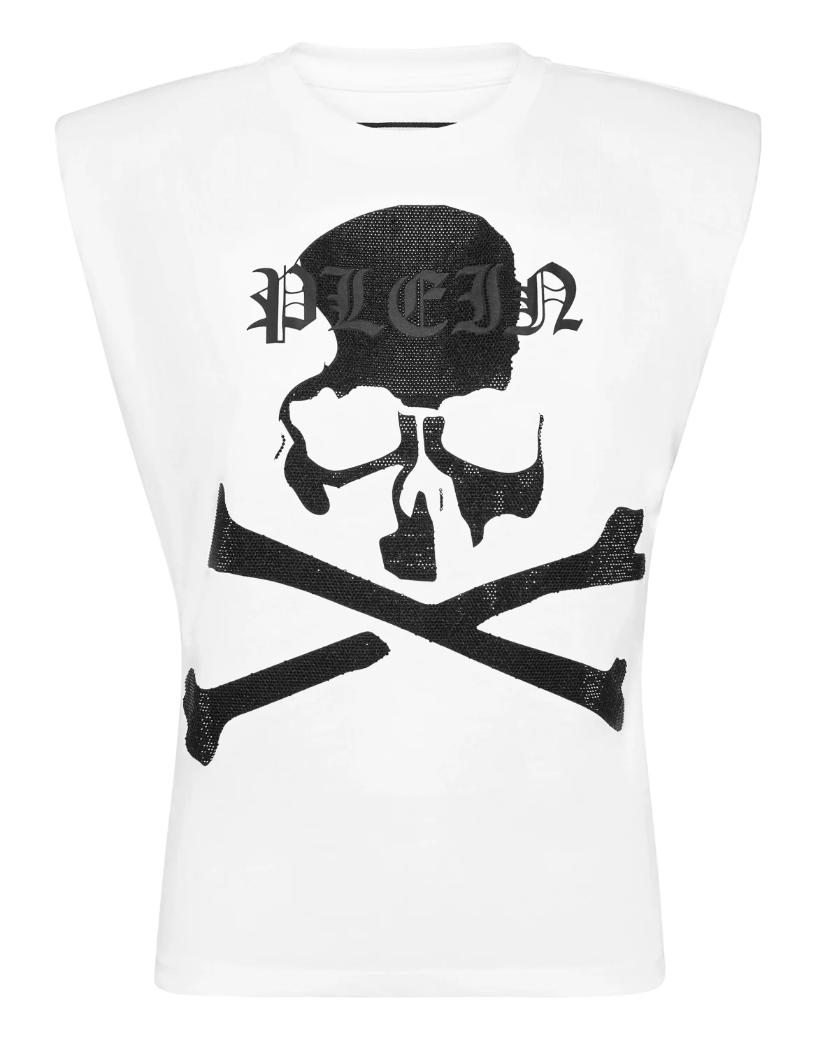 Tank Top Strass Skull&Bones, цвет: Белый