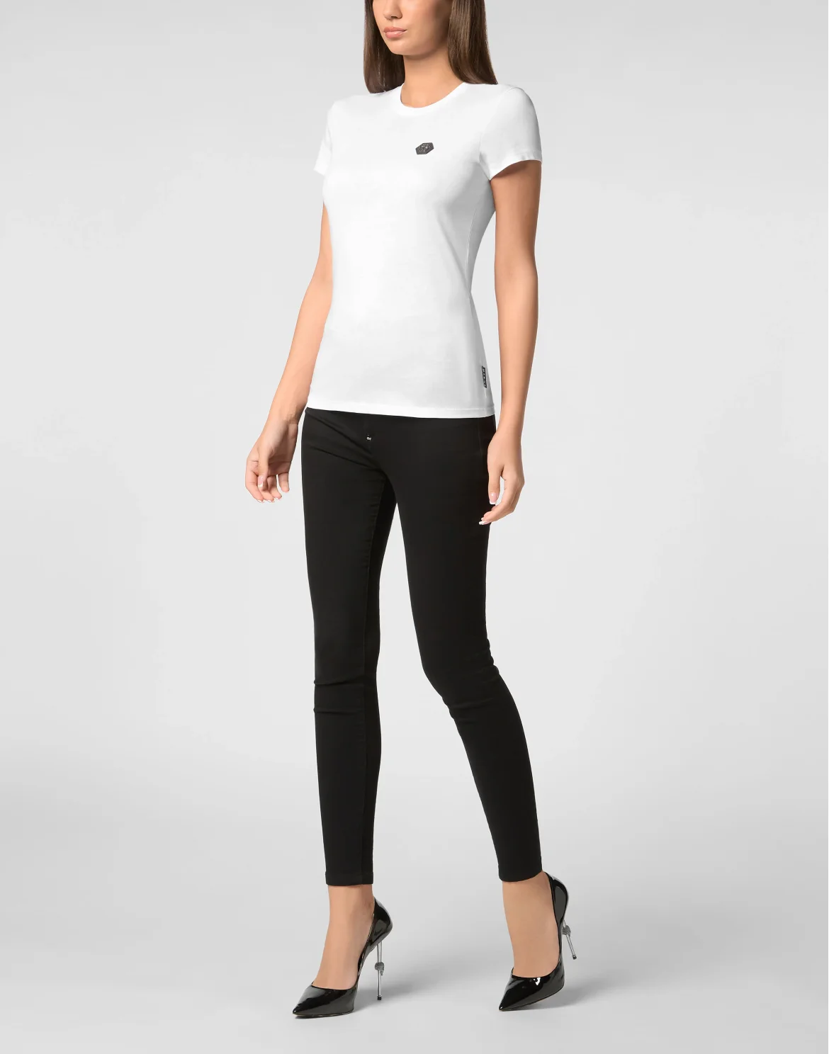 T-Shirt Sexy Pure Strass, цвет: Белый