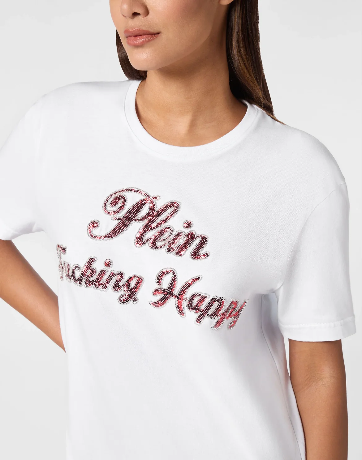 T-Shirt Man Fit Iconic Plein, цвет: Белый