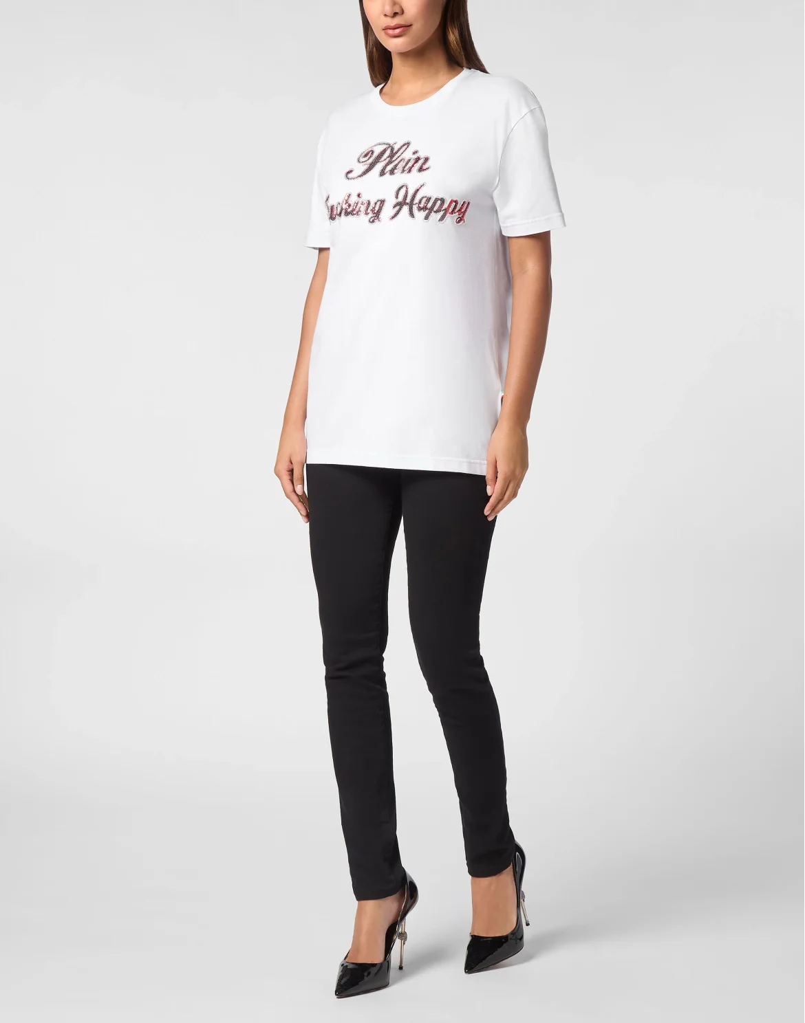 T-Shirt Man Fit Iconic Plein, цвет: Белый