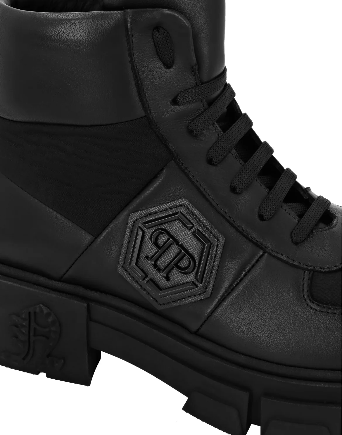 Nappa Leather Boots Low Flat, цвет: Черный