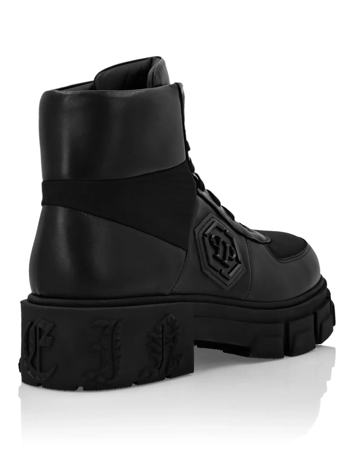 Nappa Leather Boots Low Flat, цвет: Черный