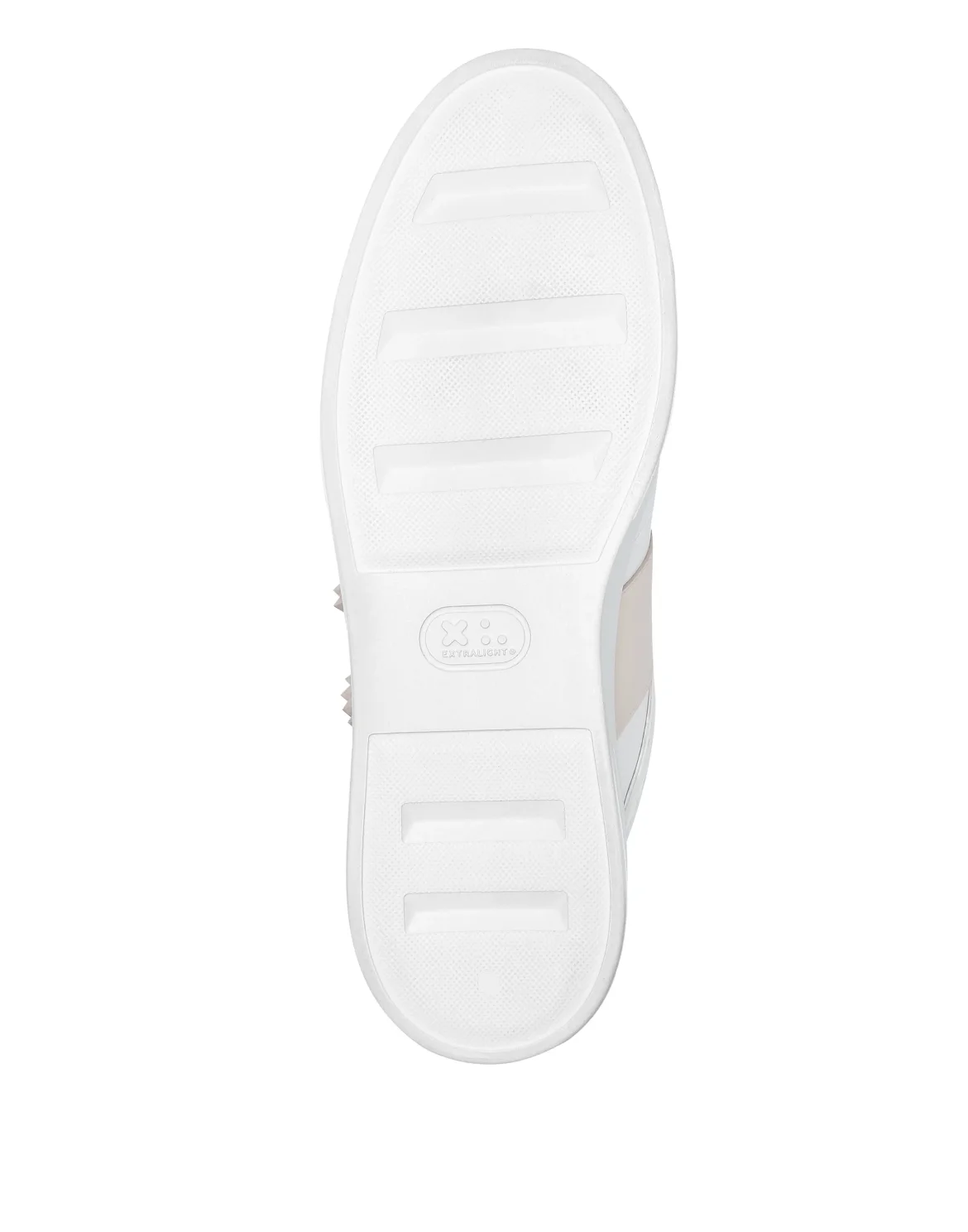 Nappa Leather Lo-Top Sneakers Studs, цвет: Белый