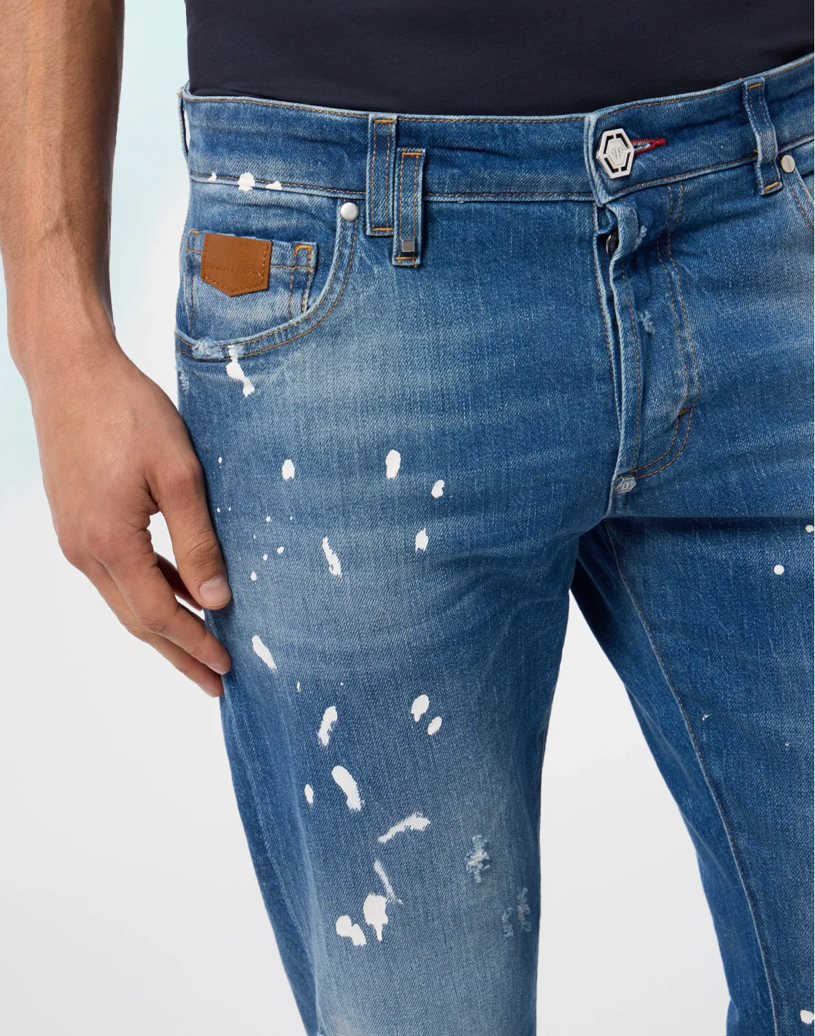 5-Pocket Super Straight Cut Jeans PP, цвет: Белый