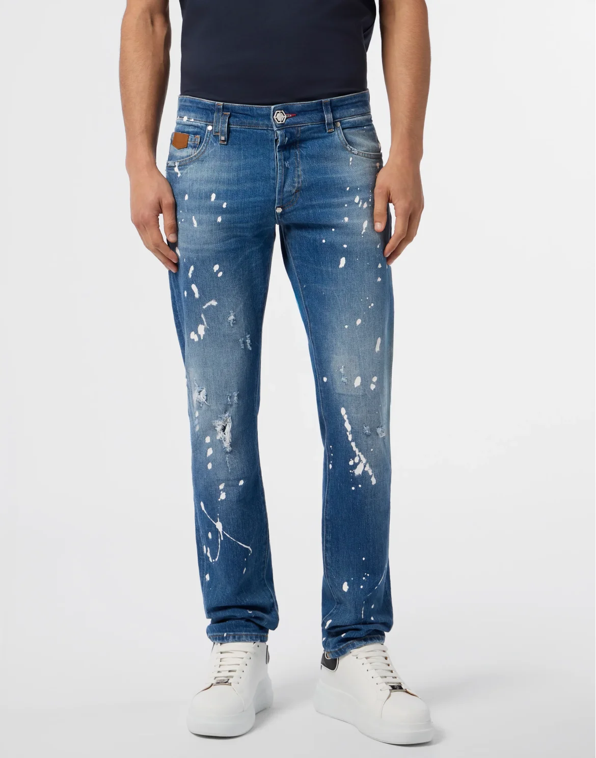 5-Pocket Super Straight Cut Jeans PP, цвет: Белый