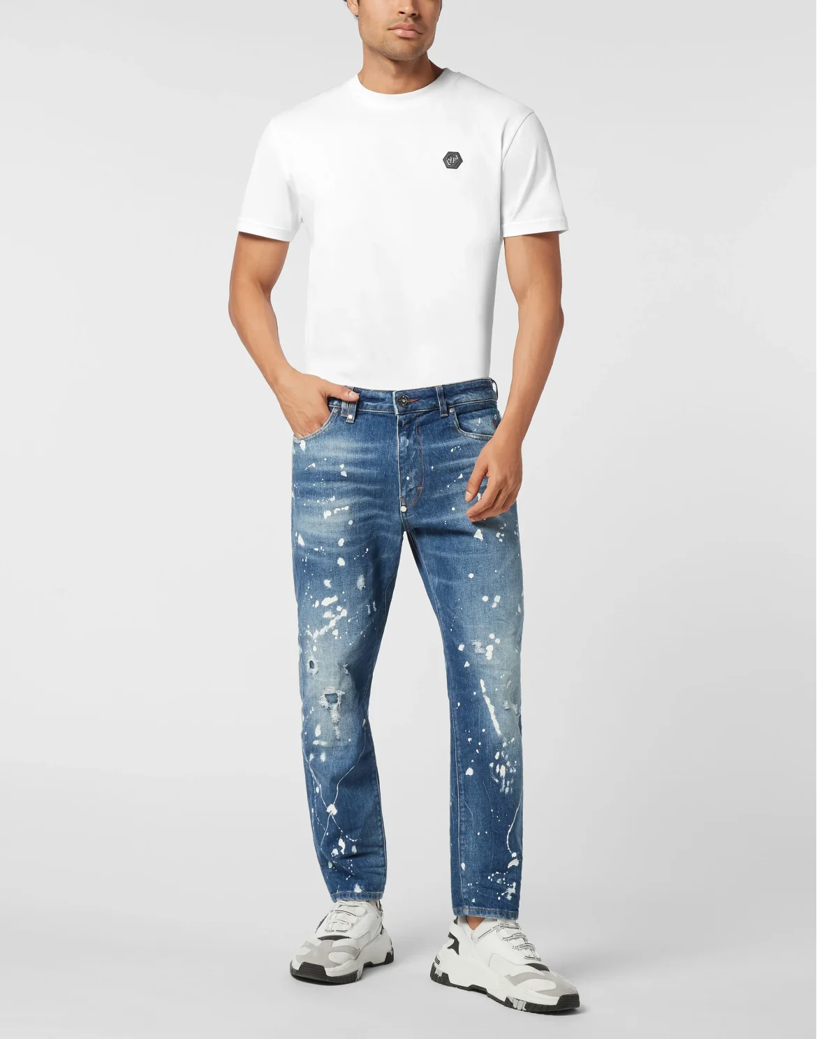 5-Pocket Detroit Fit Jeans, цвет: Белый