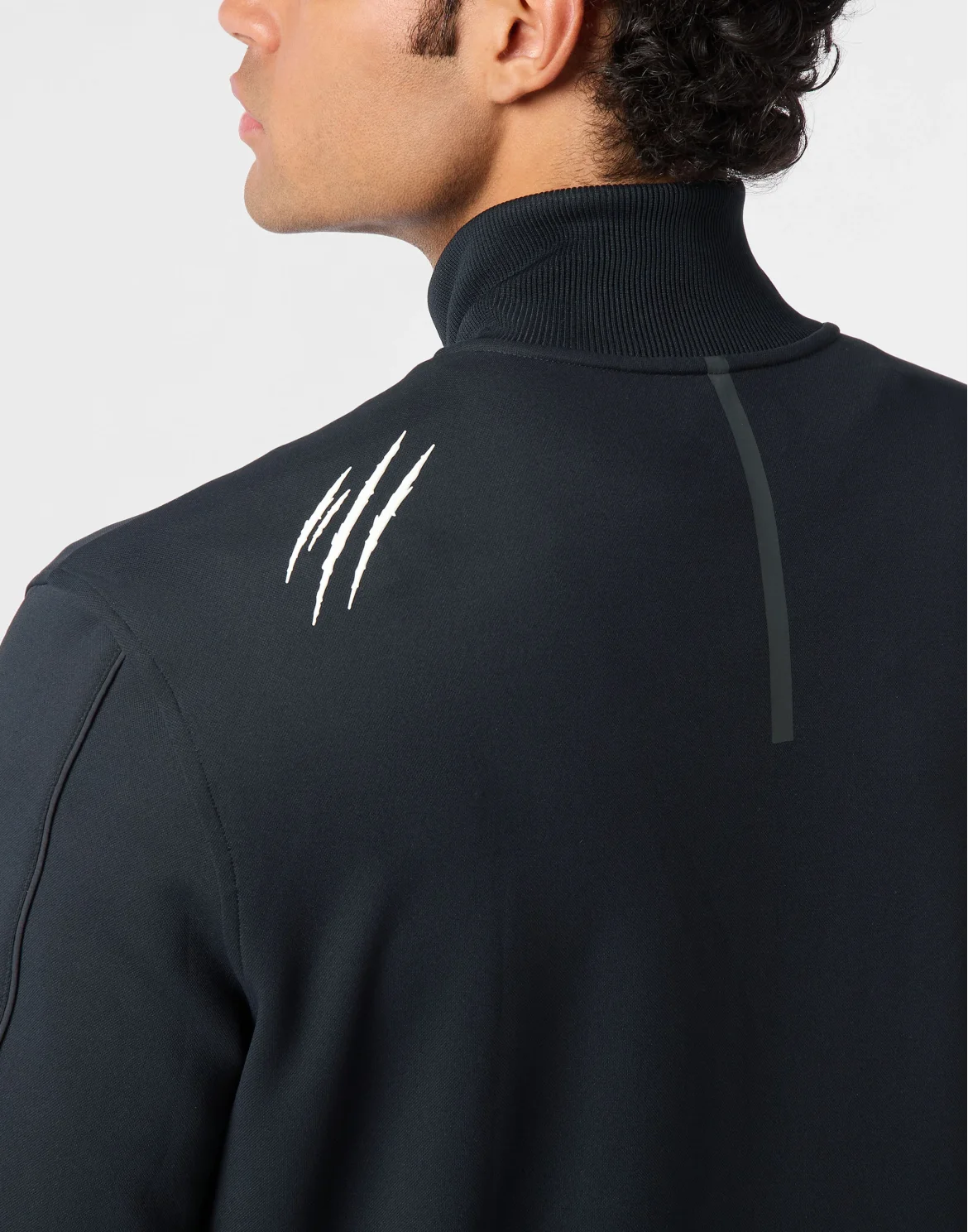 Piquet Tracksuit Jacket Scratch, цвет: Черный