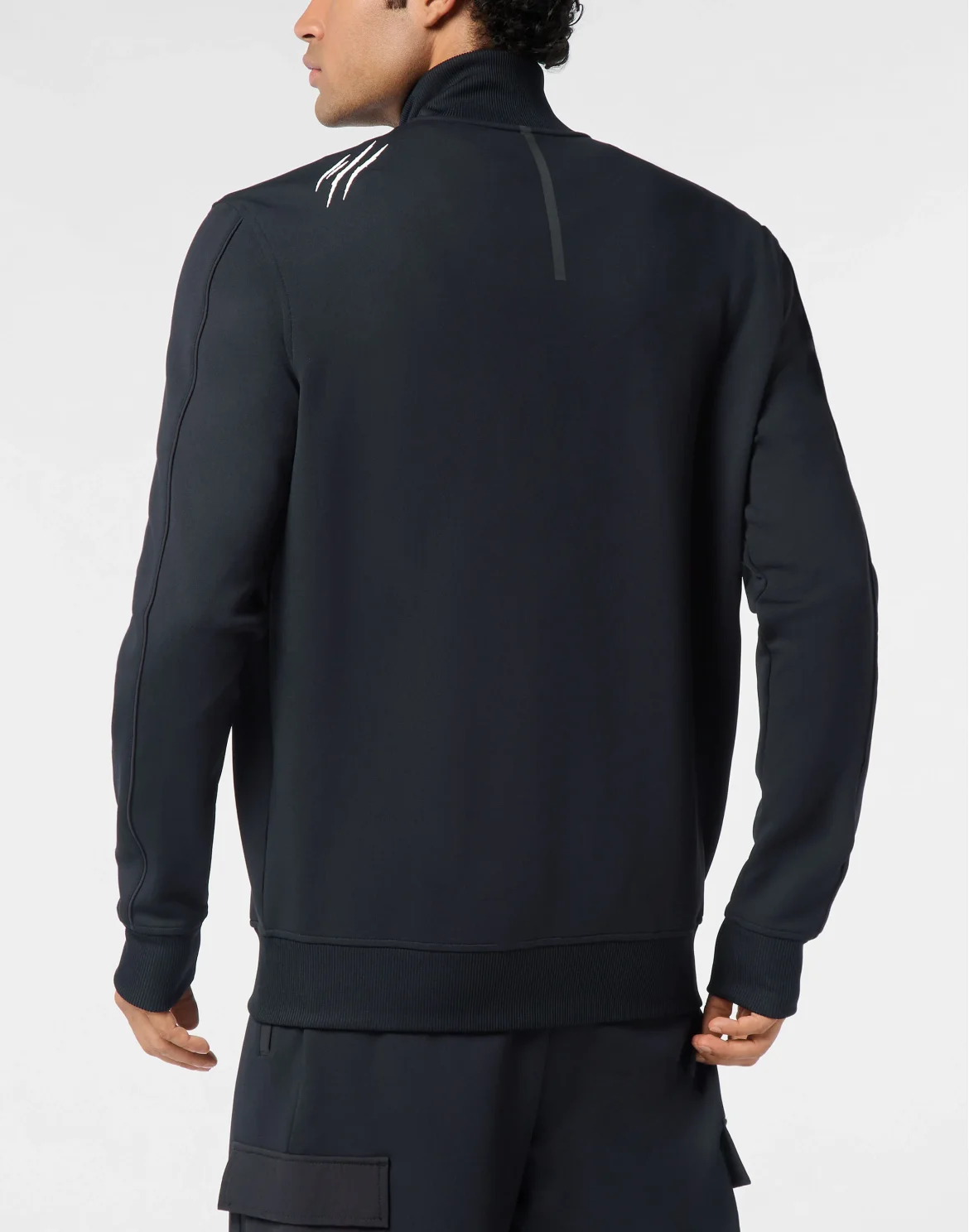 Piquet Tracksuit Jacket Scratch, цвет: Черный