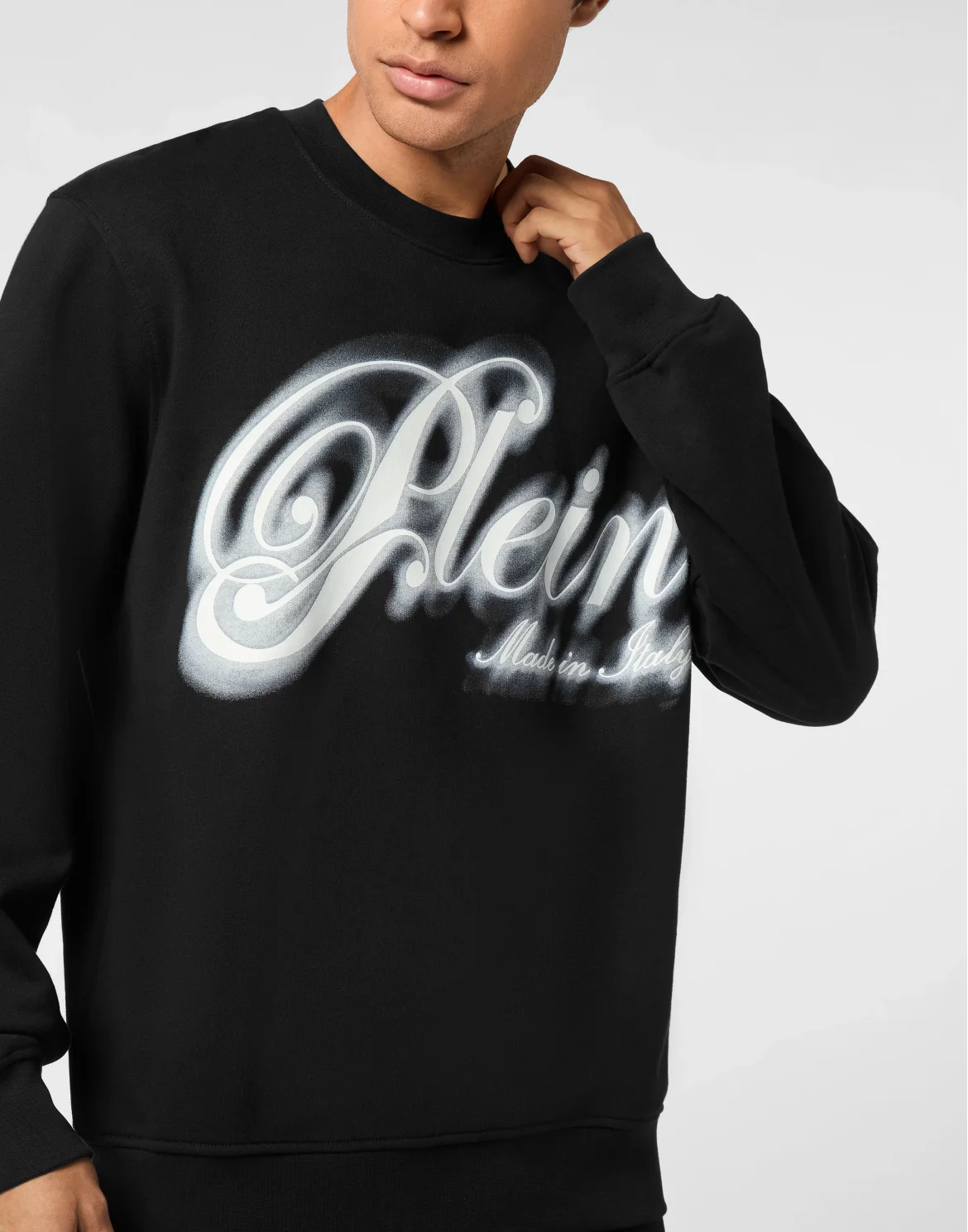 Sweatshirt Blur Signature, цвет: Черный