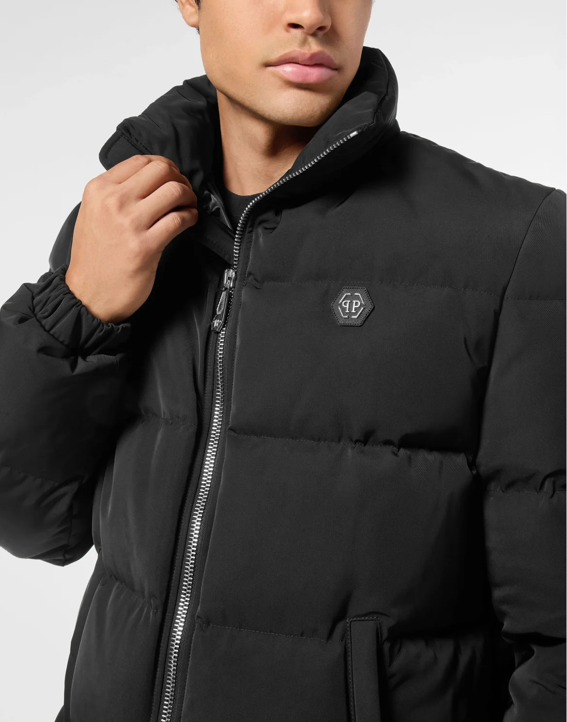 Nylon Puffer Jacket Late Checkout, цвет: Черный