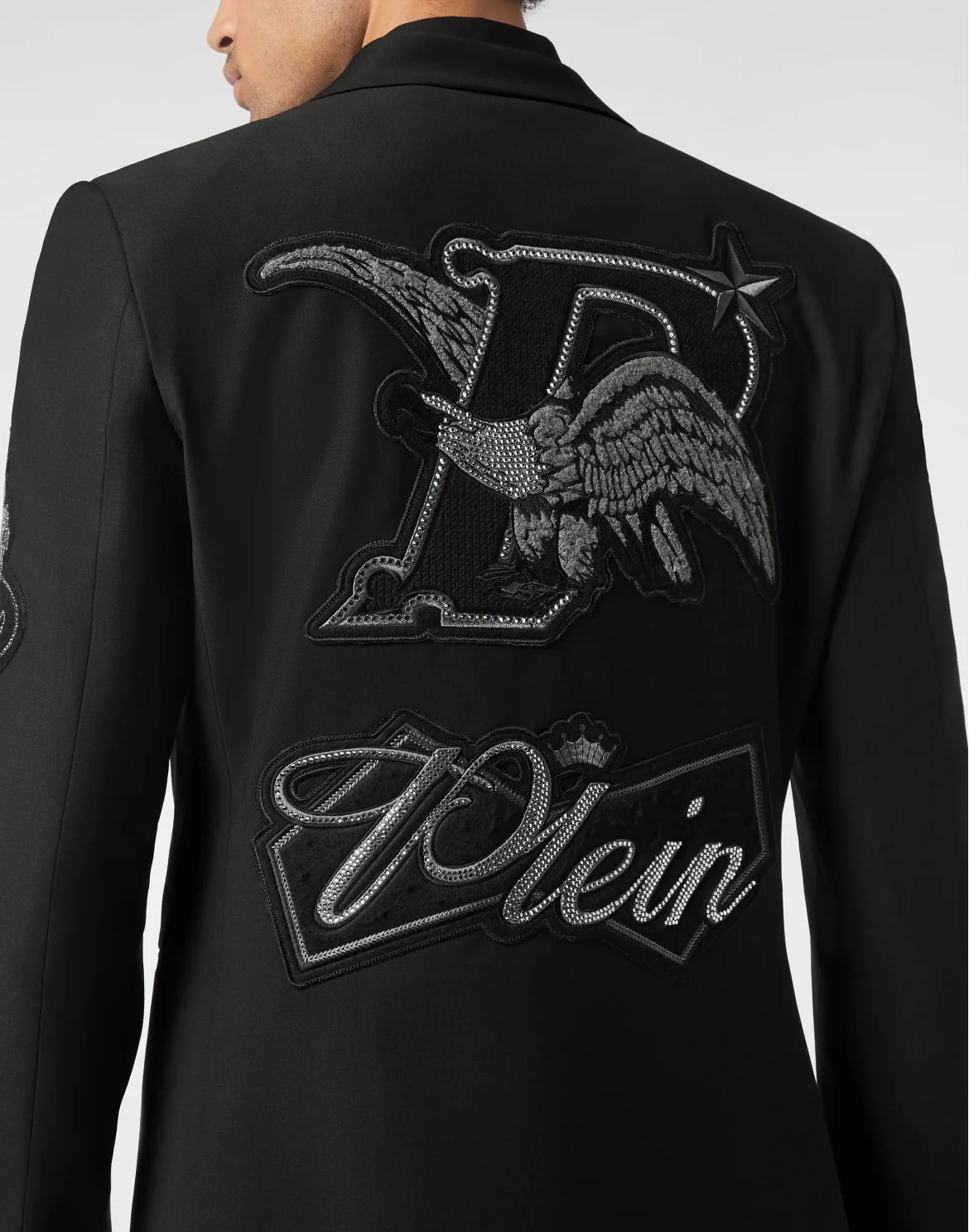 Straight Regular Fit Blazer Beers Patches, цвет: Черный