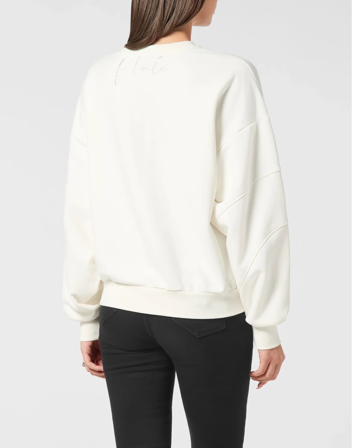 Fleece Round Neck Sweatshirt Logo Fatale, цвет: Бежевый