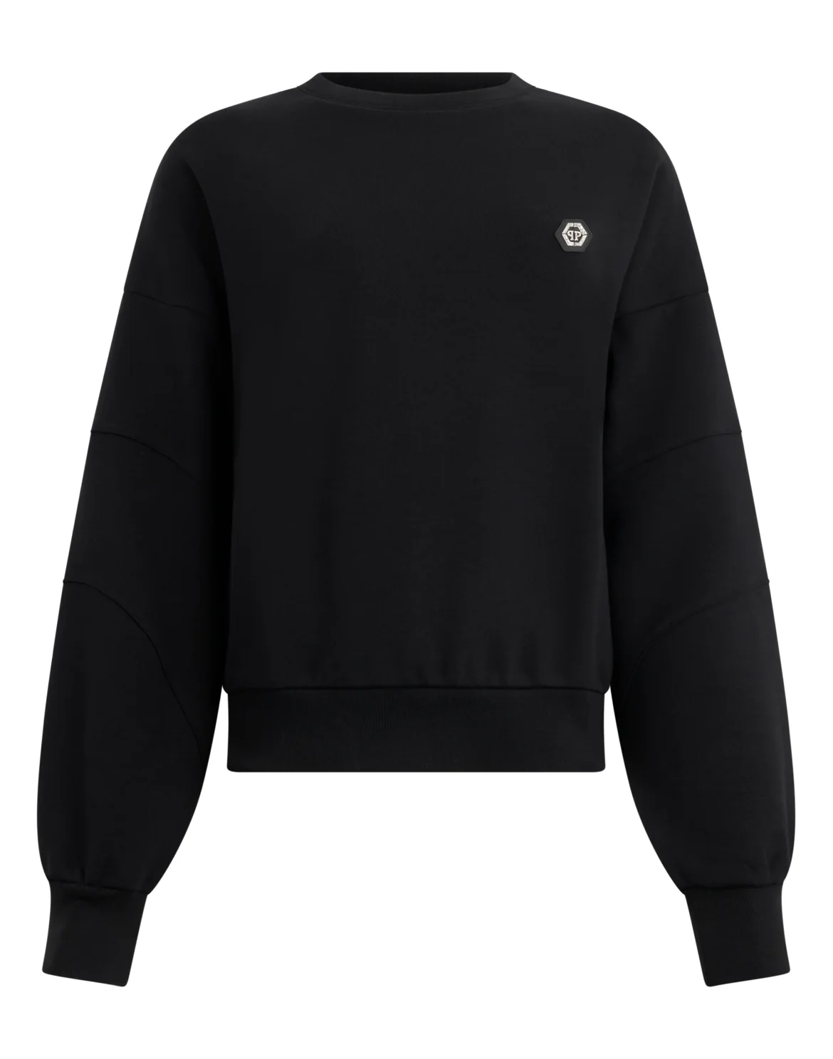 Fleece Round Neck Sweatshirt Logo Fatale, цвет: Черный