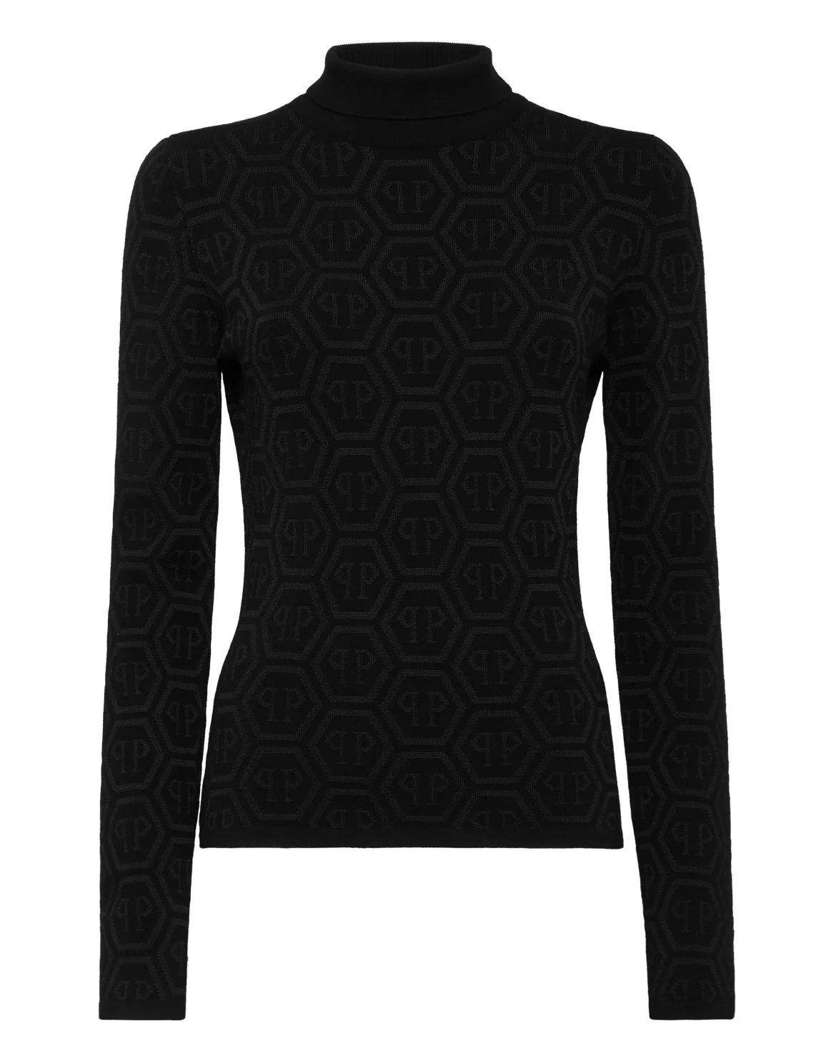 Knitted Turtleneck Monogram, цвет: Черный