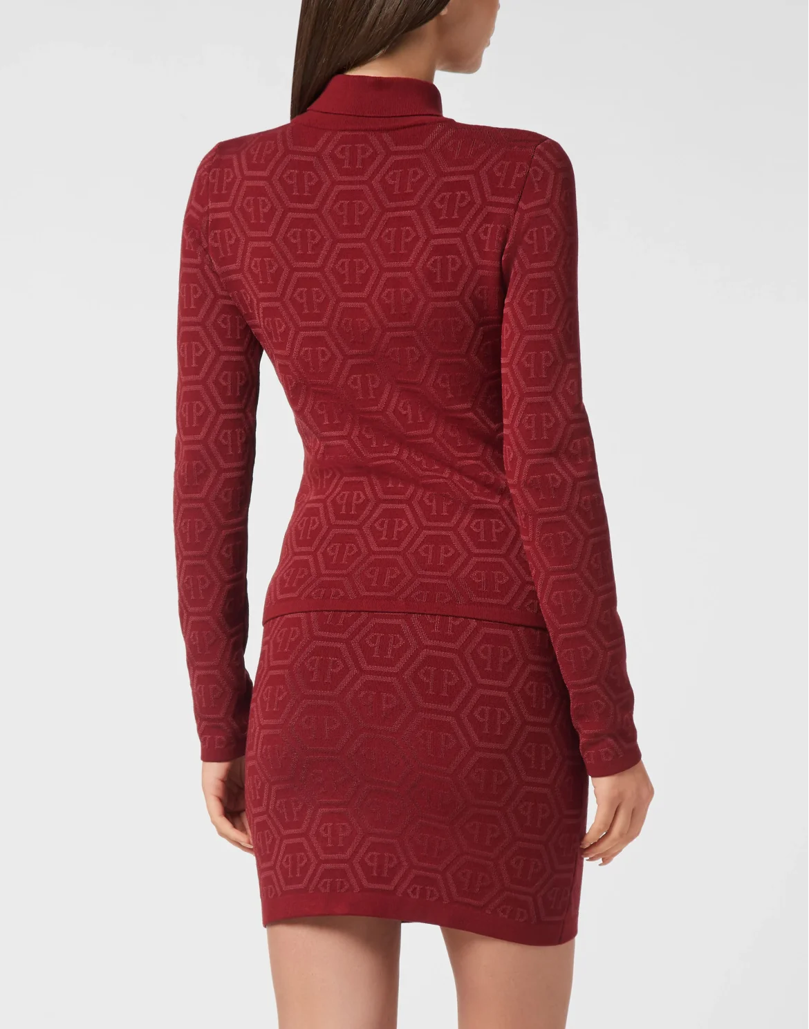 Knitted Turtleneck Monogram, цвет: Красный