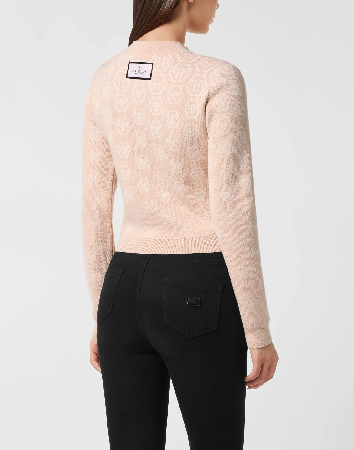 Roundneck Pullover with Fairy Embroidery Monogram, цвет: Бежевый