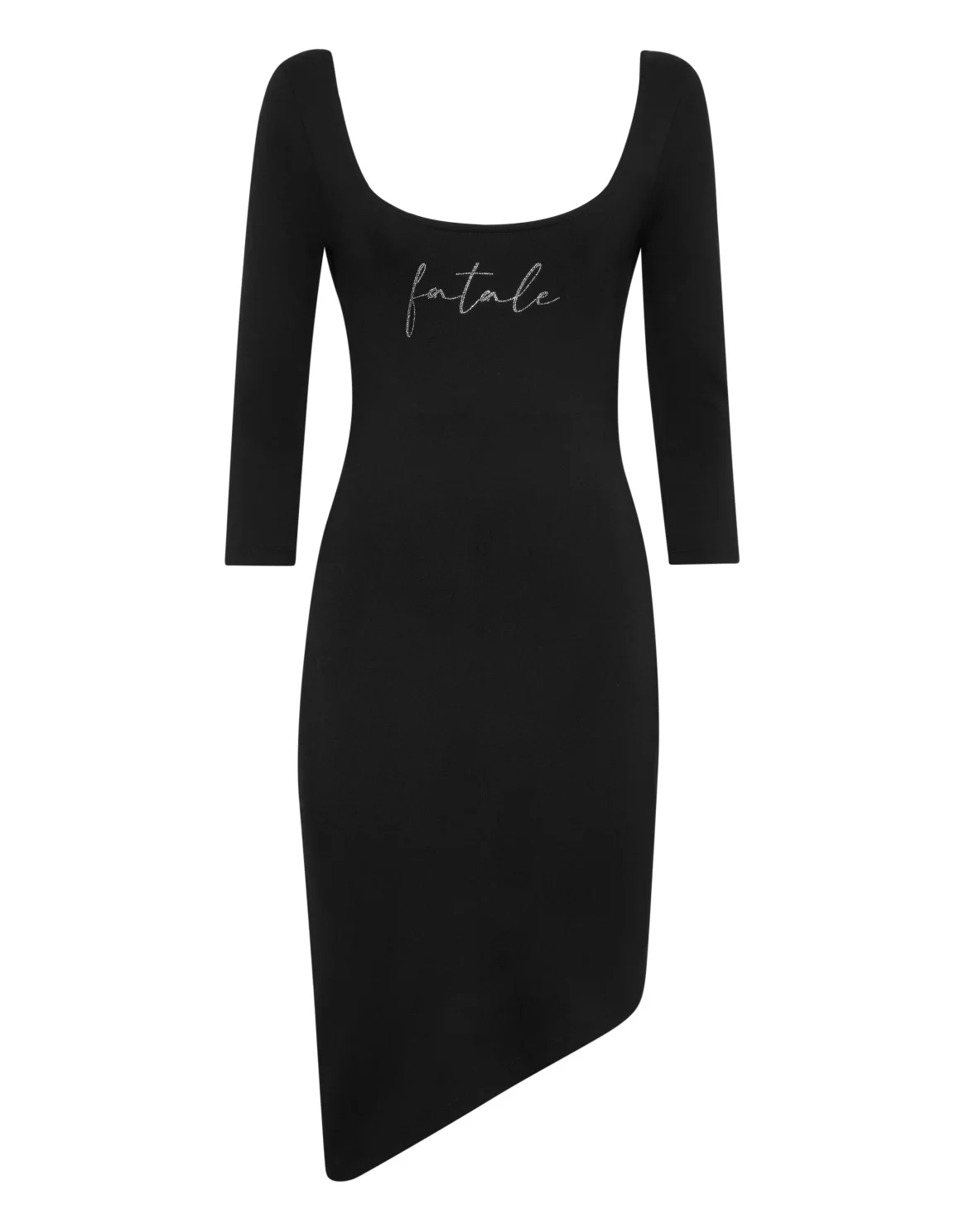 3/4 Sleeve Dress Fatale, цвет: Черный