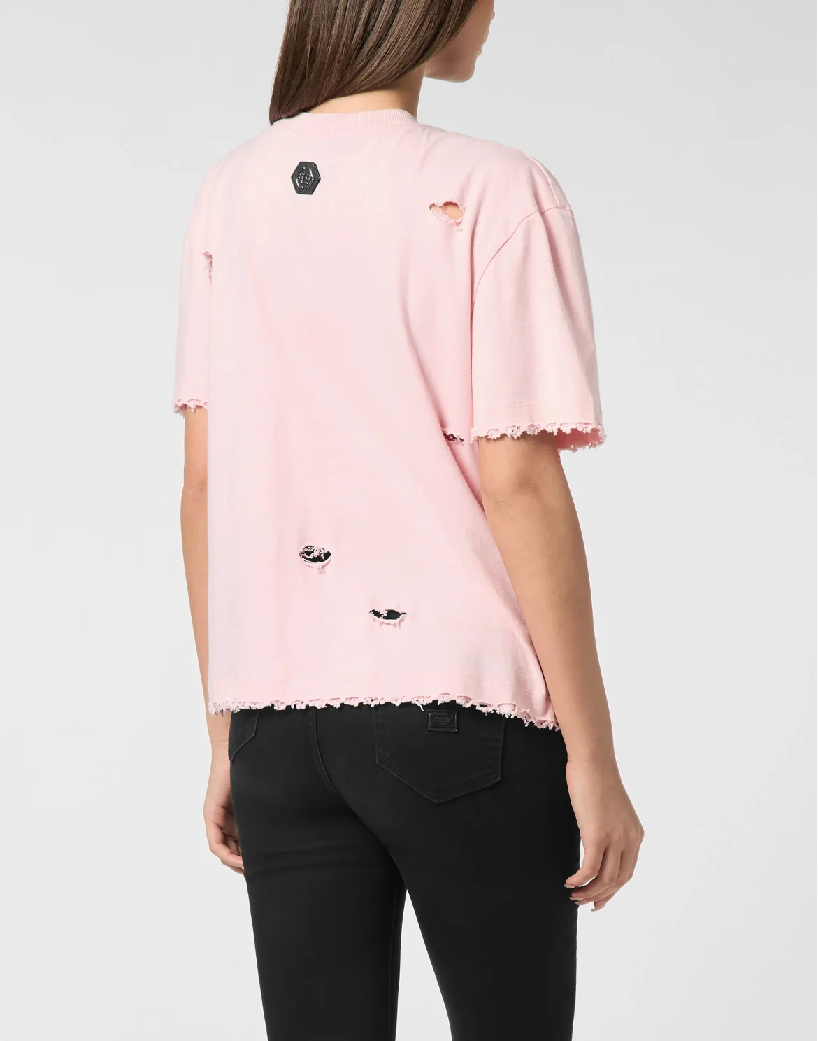Man Fit Destroyed T-Shirt Fairy, цвет: Розовый