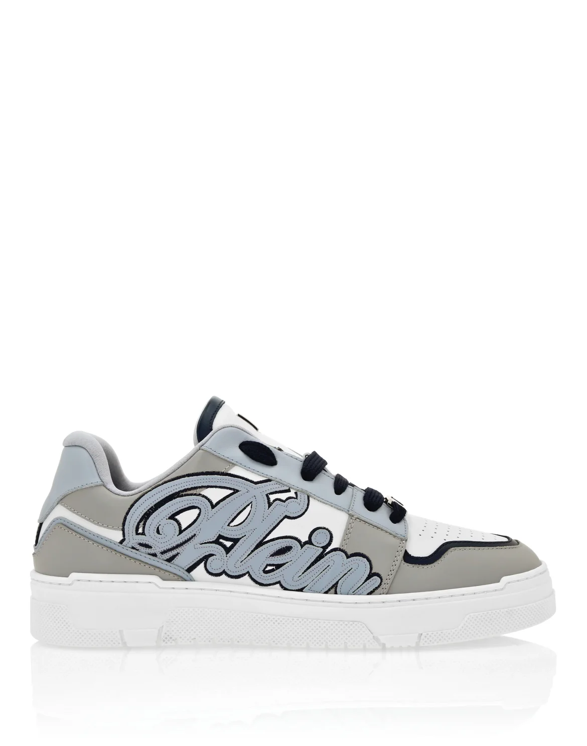 Low Top Sneakers Patch Plein, цвет: Белый