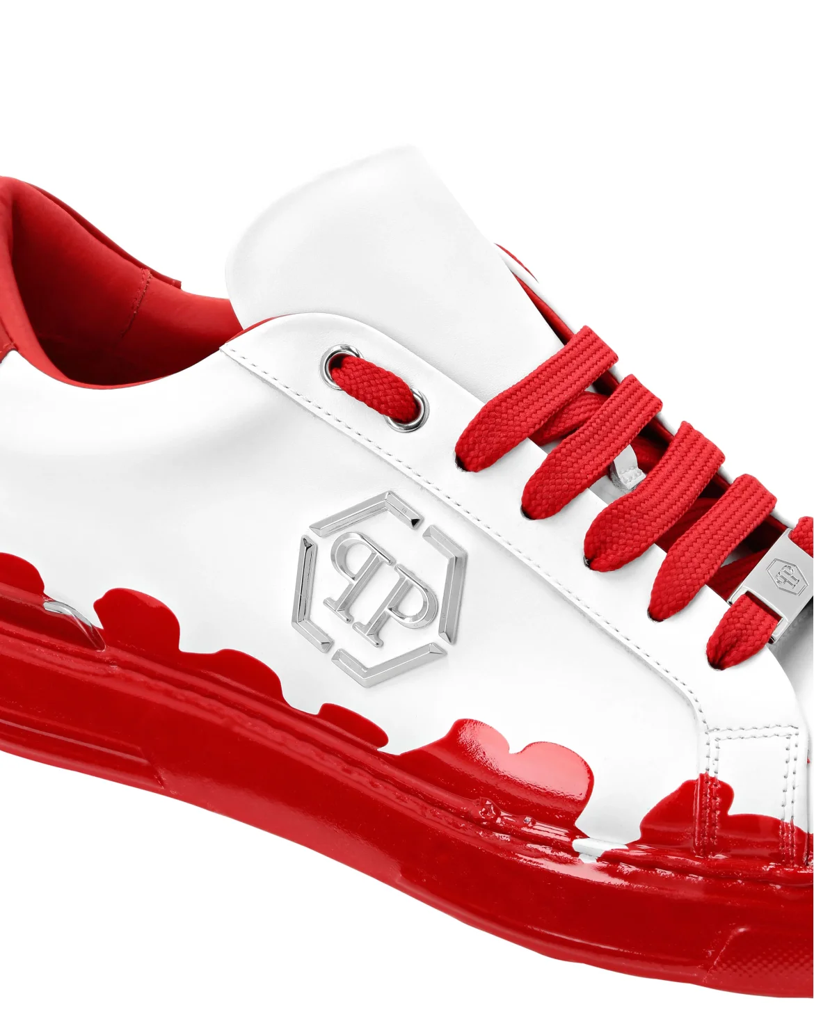 Nappa Leather Low Top Sneakers Carson Paint, цвет: Красный
