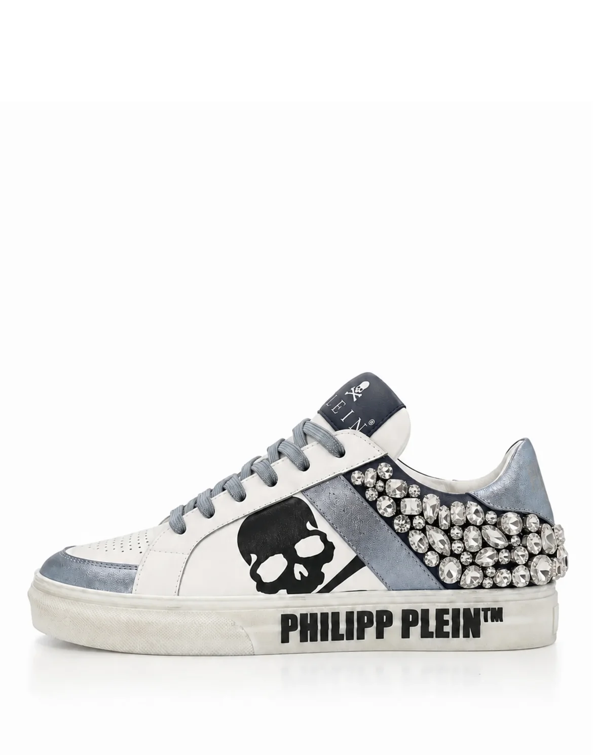 Low-Top Sneakers Skull Stones, цвет: Синий