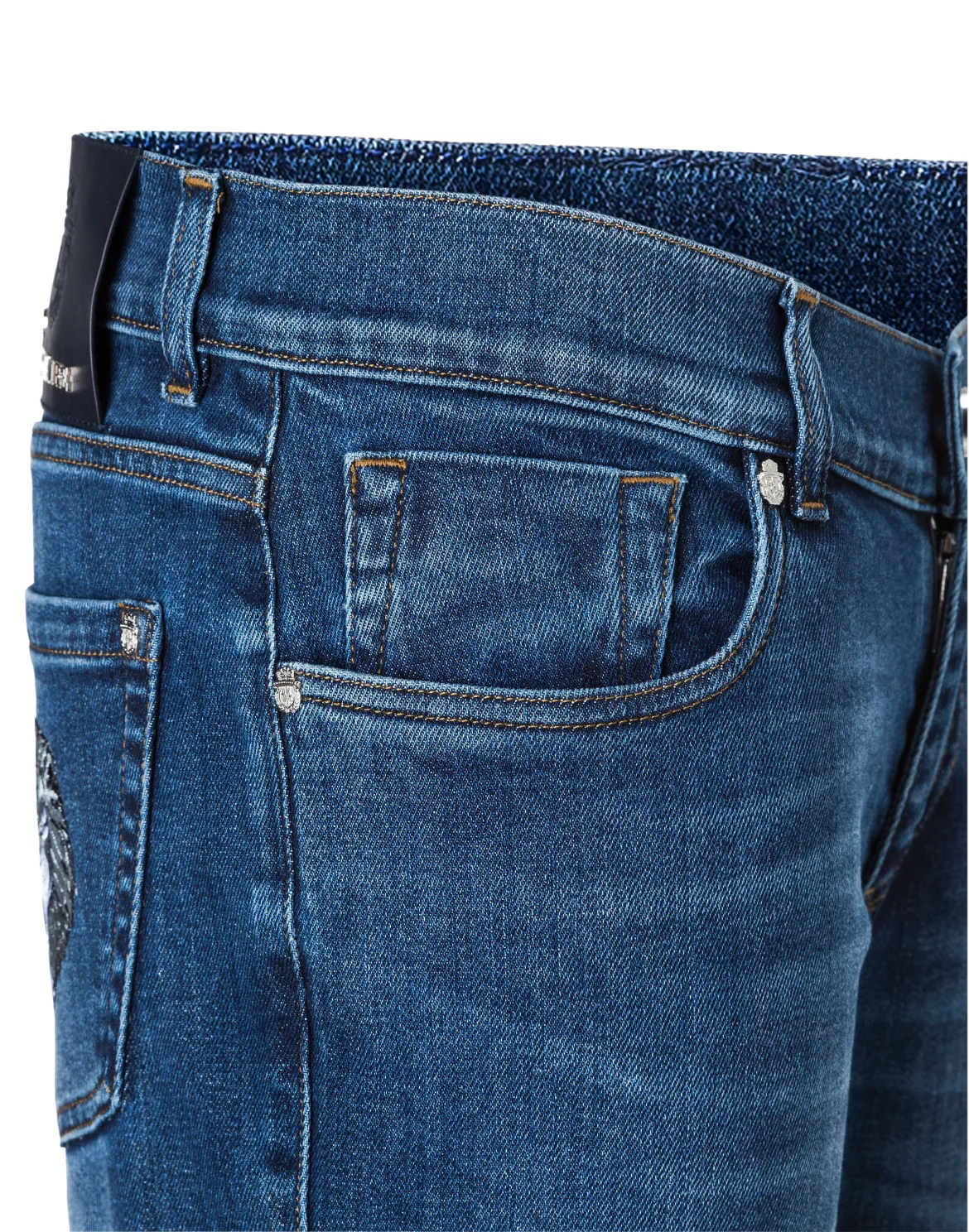 Super slim fit "Malcom III", цвет: Синий