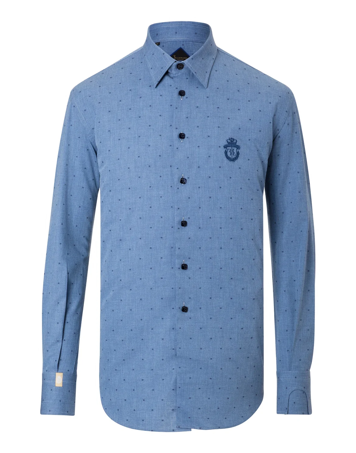 Shirt Gold Cut LS "Brice", цвет: Голубой