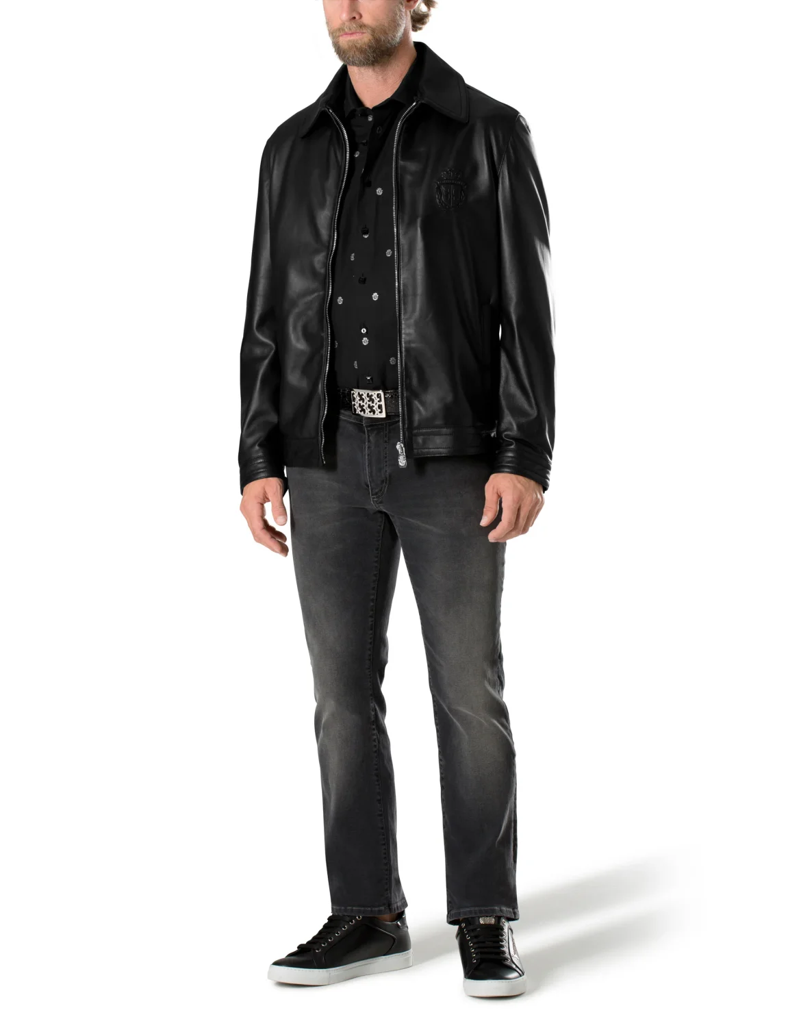 Shirt Silver Cut LS "Christian", цвет: Черный