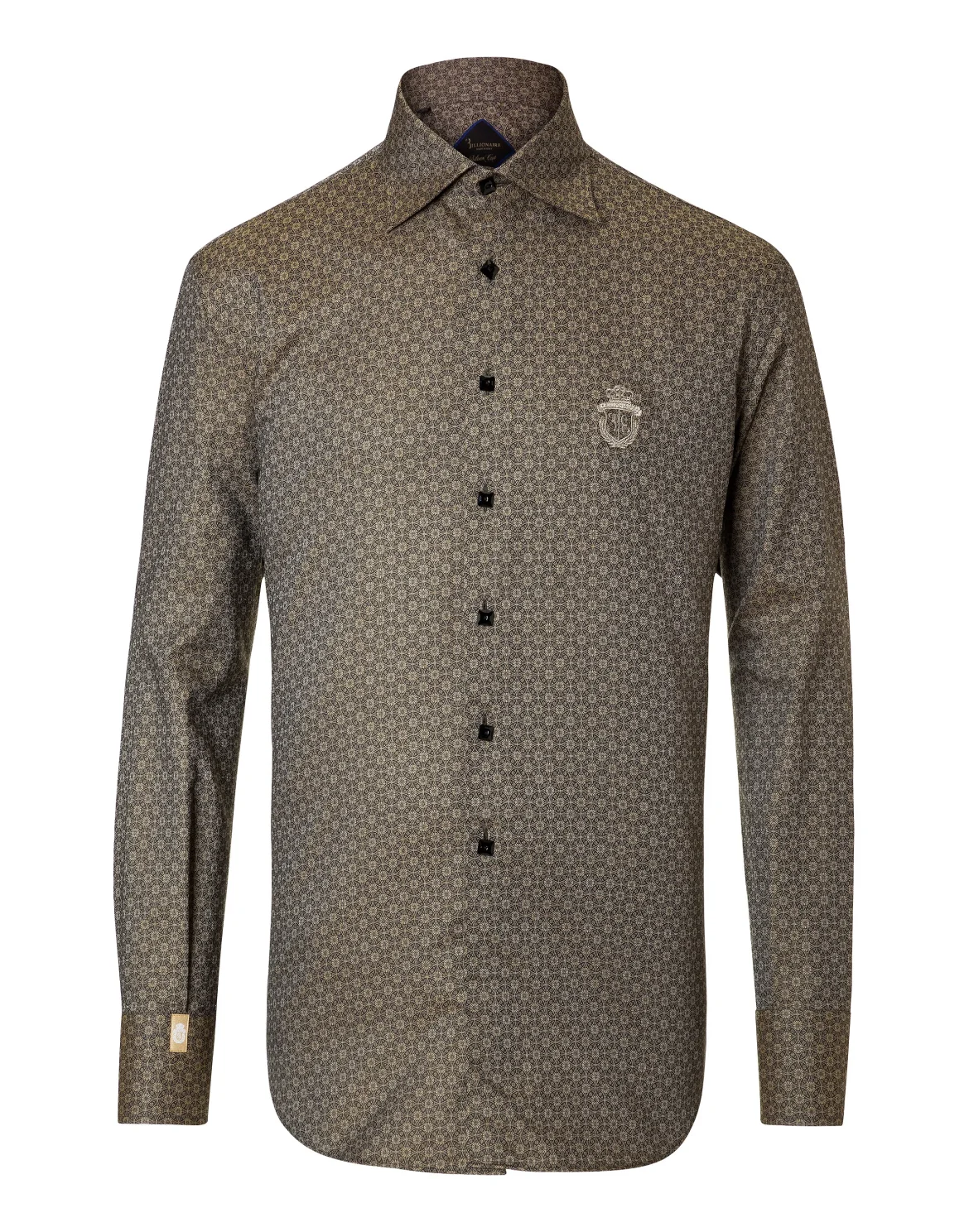 Shirt Gold Cut LS "Clement", цвет: Черный