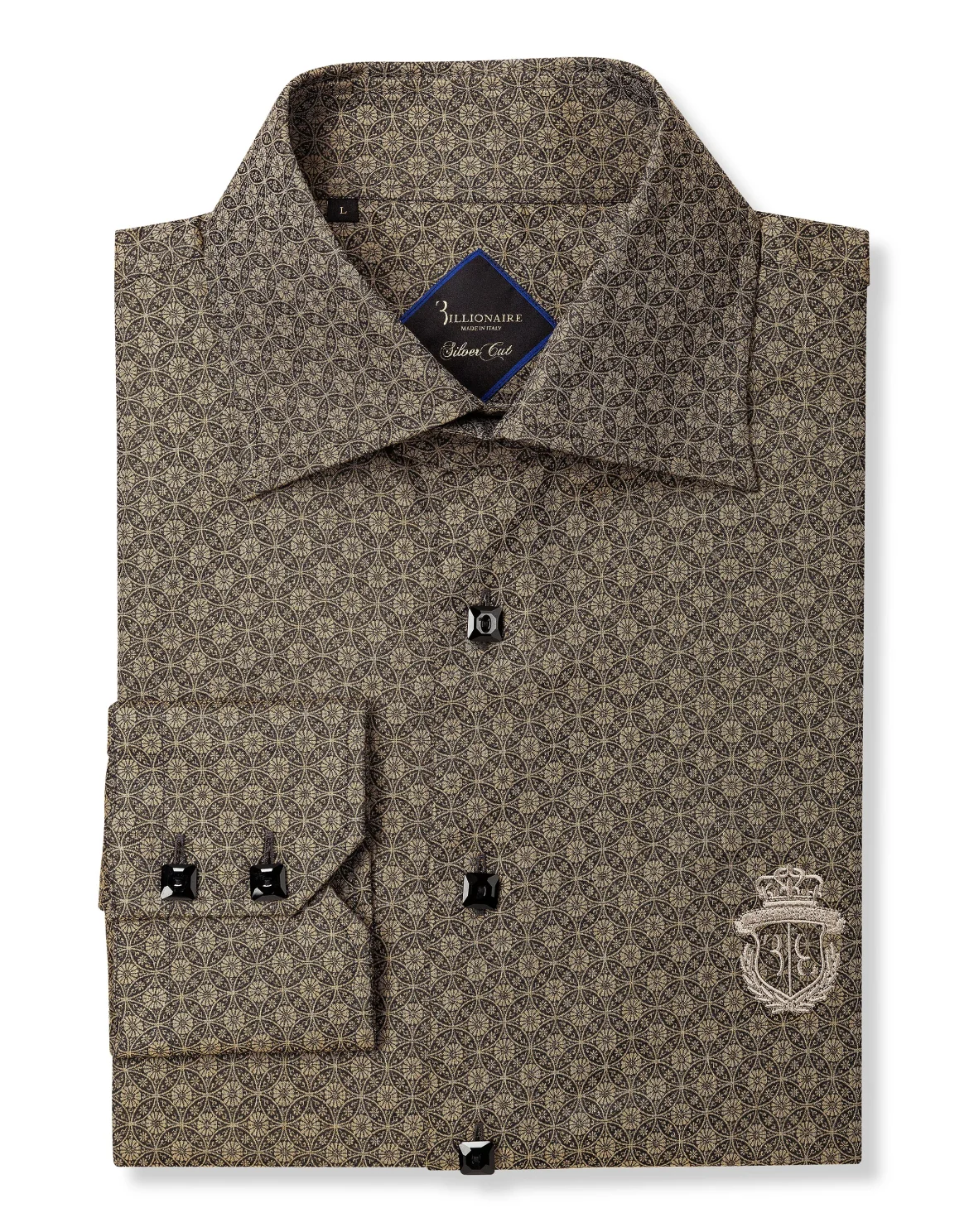 Shirt Gold Cut LS "Clement", цвет: Черный