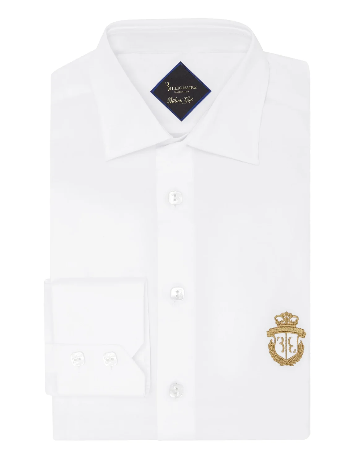 Shirt Silver Cut LS "Clovis", цвет: Белый