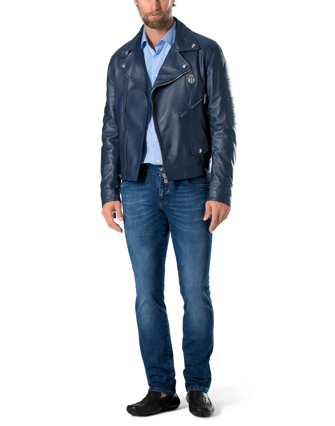 Shirt Silver Cut LS "Clovis", цвет: Голубой