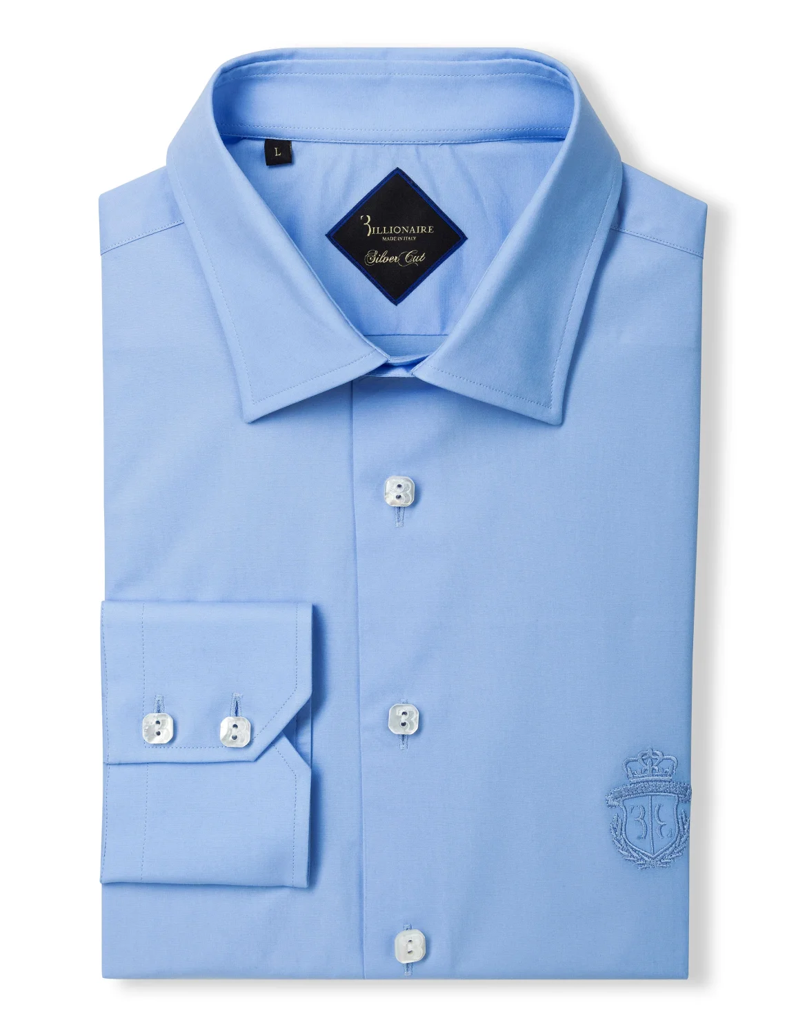 Shirt Silver Cut LS "Clovis", цвет: Голубой