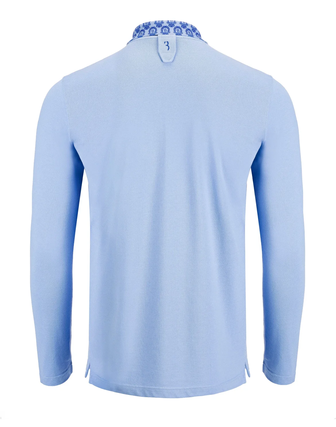 Polo shirt LS "Lion", цвет: Голубой