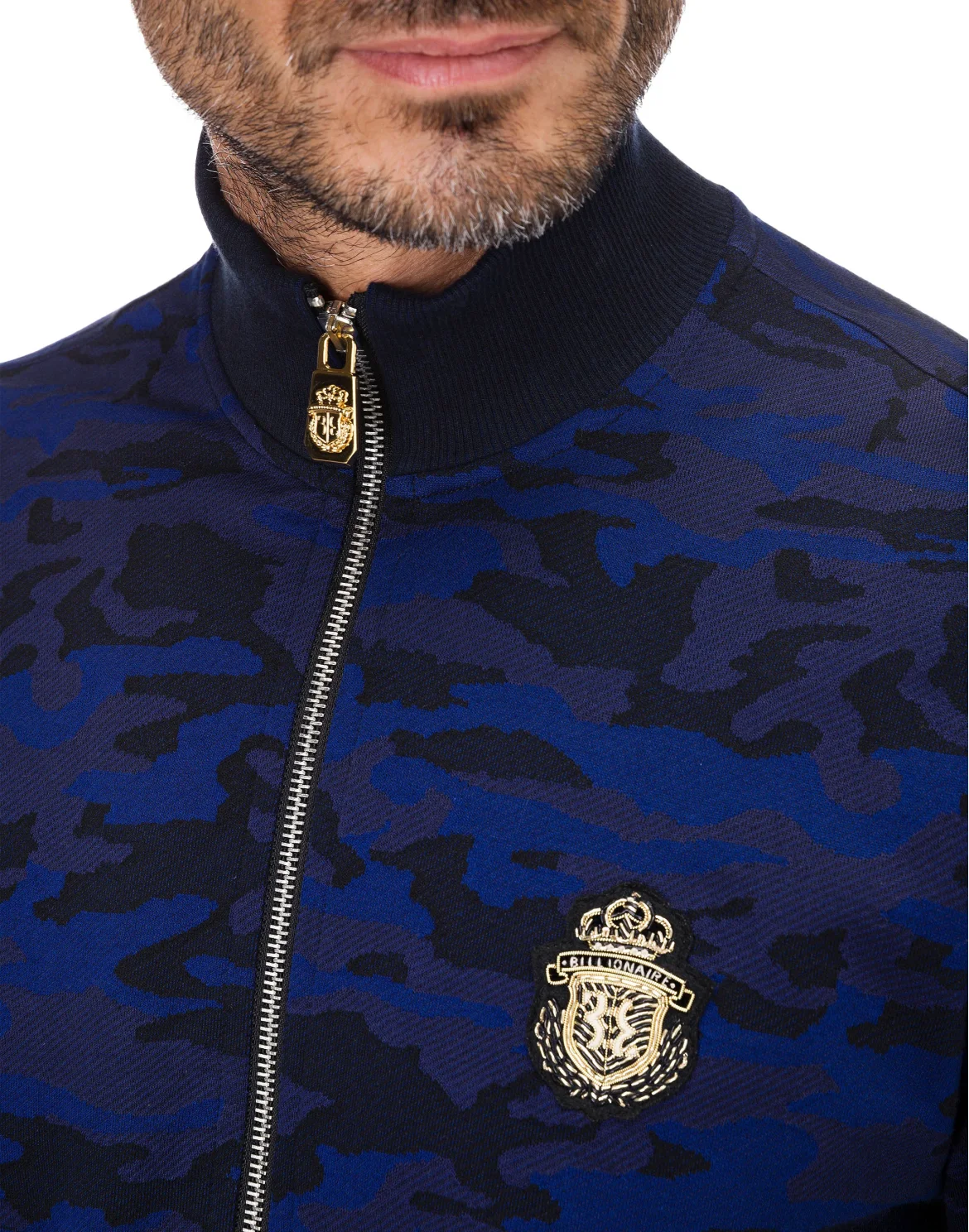 Jogging Jacket Camouflage, цвет: Синий