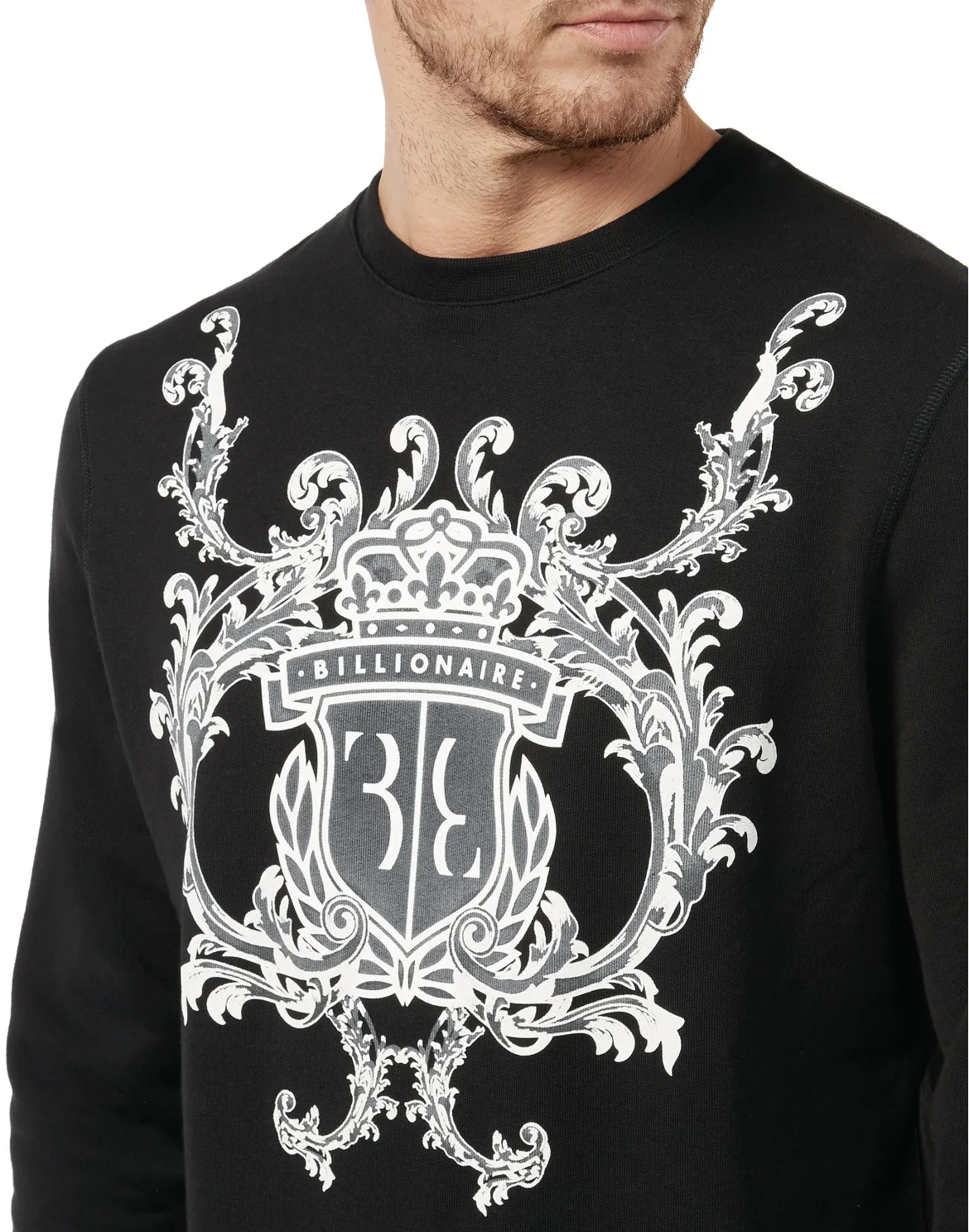 Sweatshirt LS Baroque, цвет: Черный
