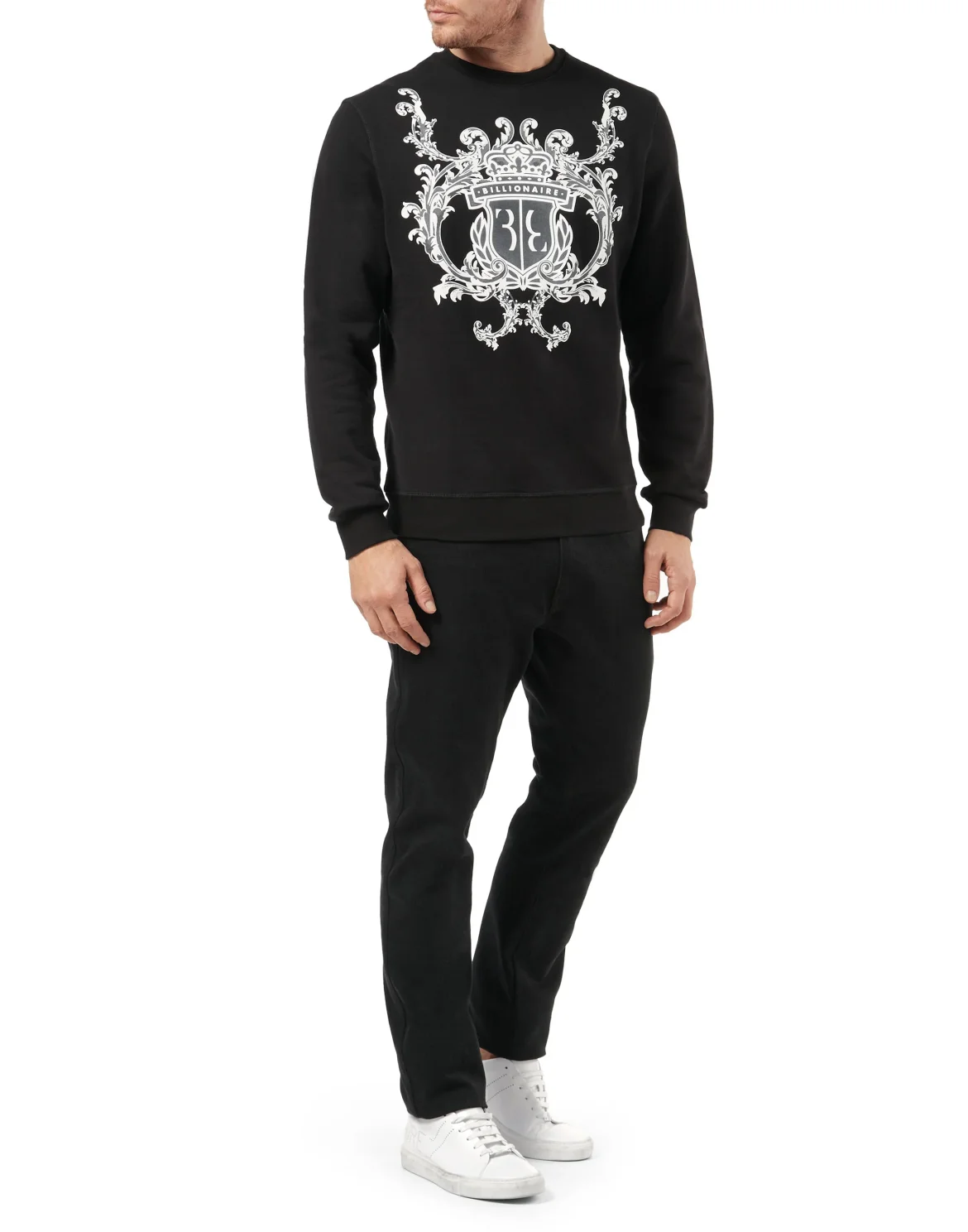 Sweatshirt LS Baroque, цвет: Черный