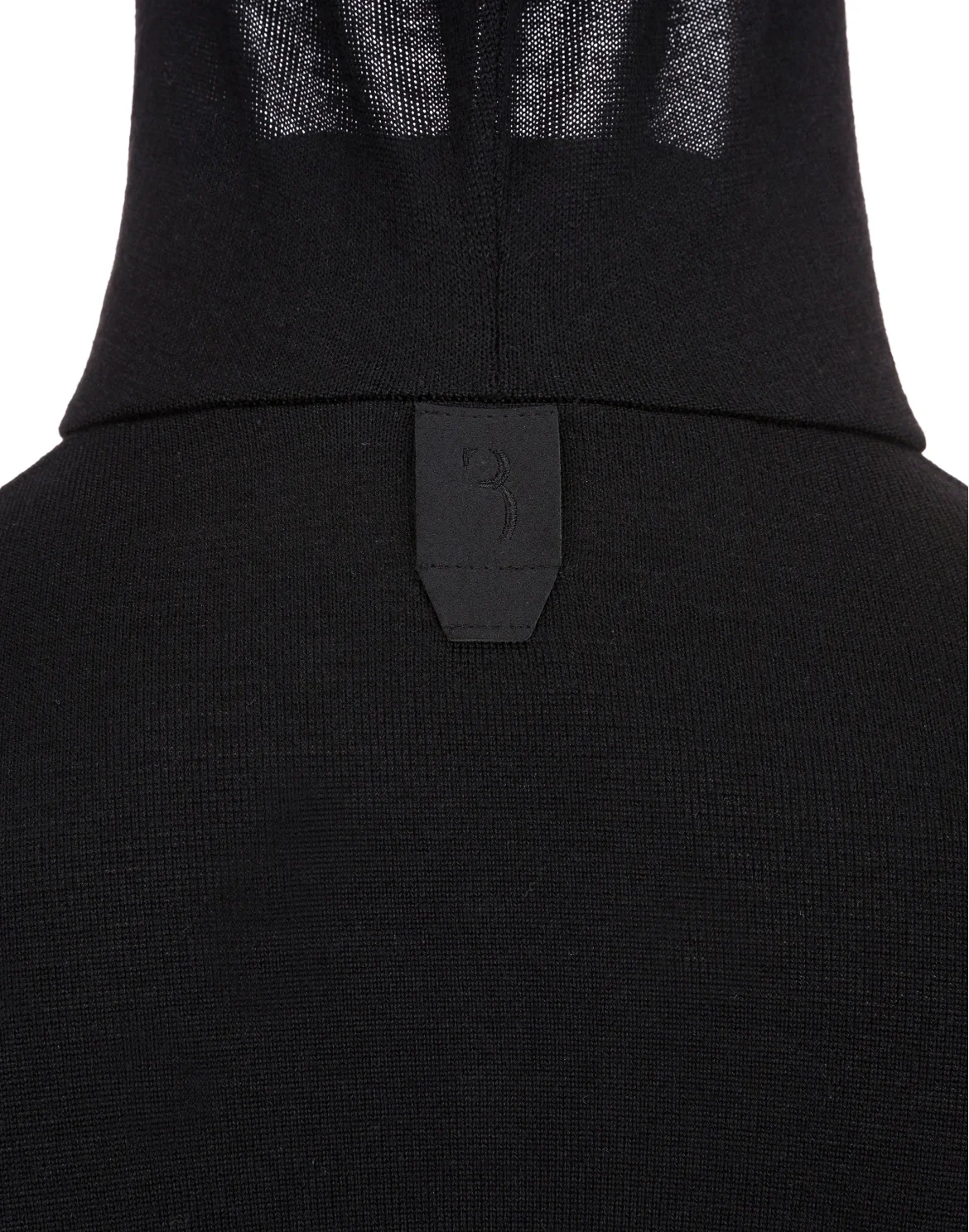 Knit hoodie Crest, цвет: Черный