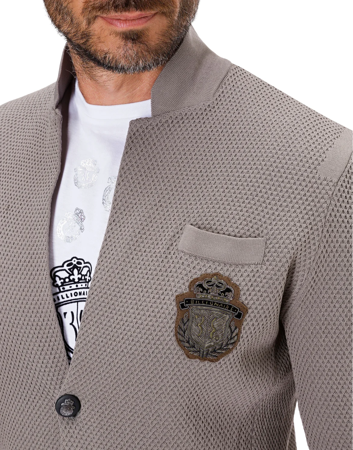 Knit Tailored Crest, цвет: Серый