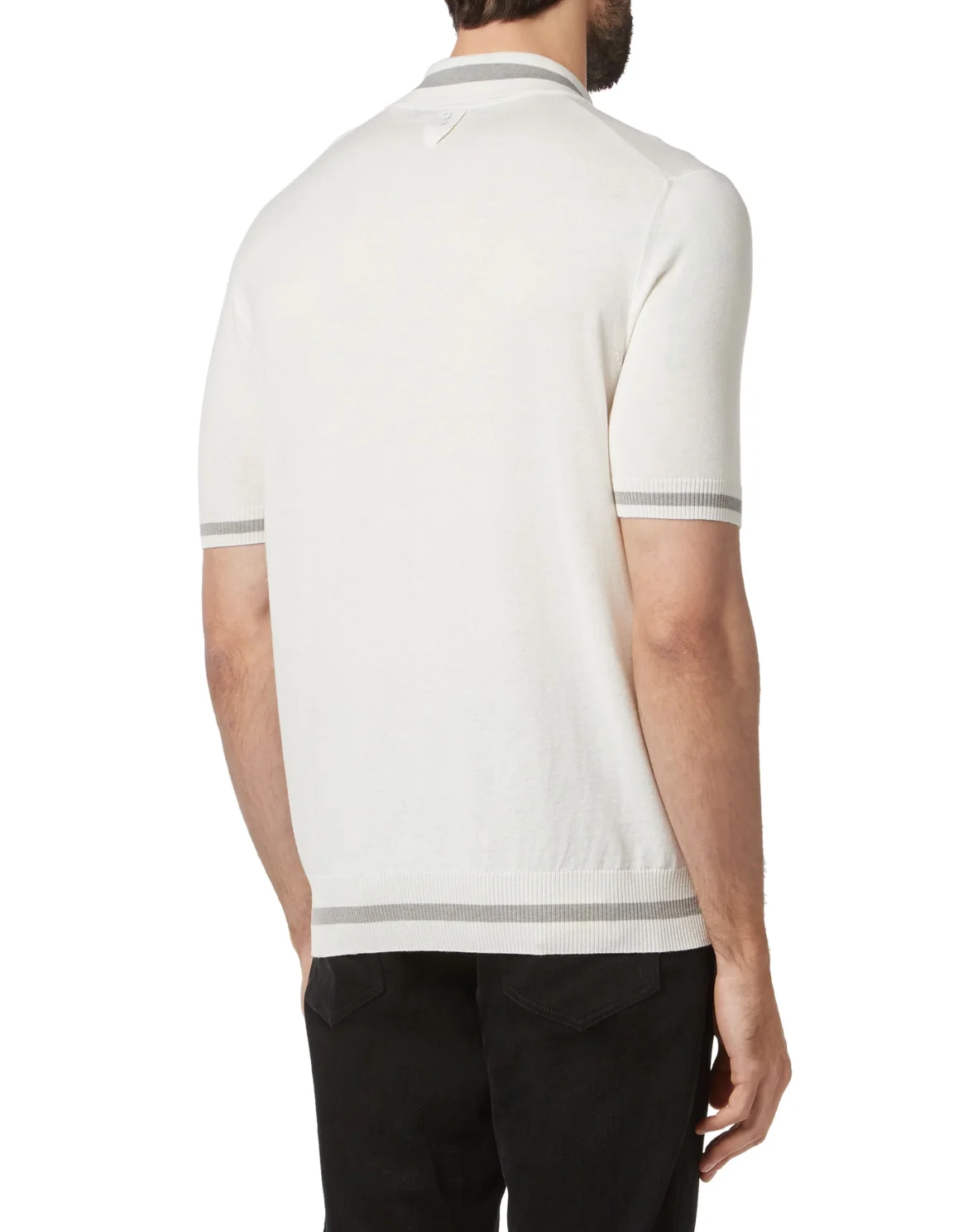 Pullover Polo-Neck SS Crest, цвет: Белый