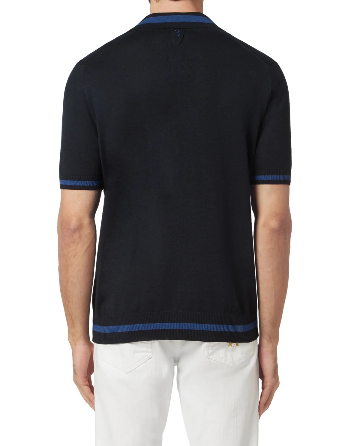 Pullover Polo-Neck SS Crest, цвет: Синий