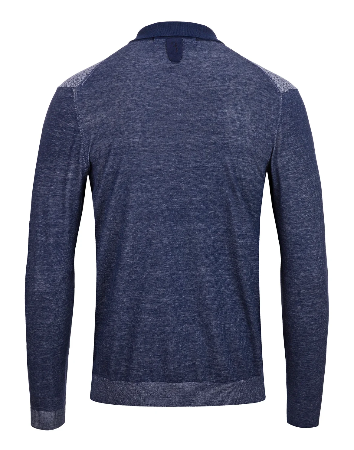 Pullover Polo-Neck LS Crest, цвет: Синий