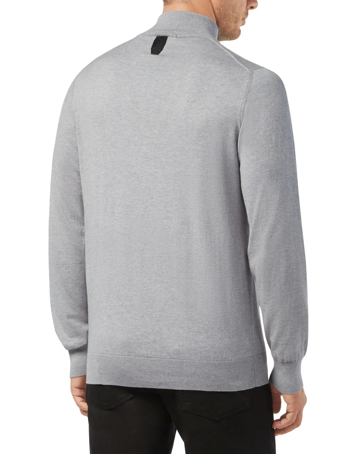 Pullover zip mock Crest, цвет: Серый