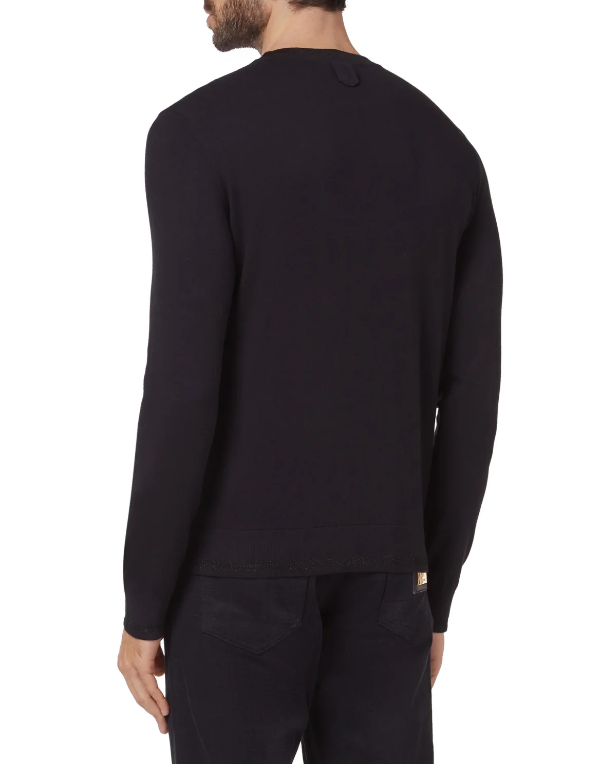 Pullover Round Neck LS Lion, цвет: Черный