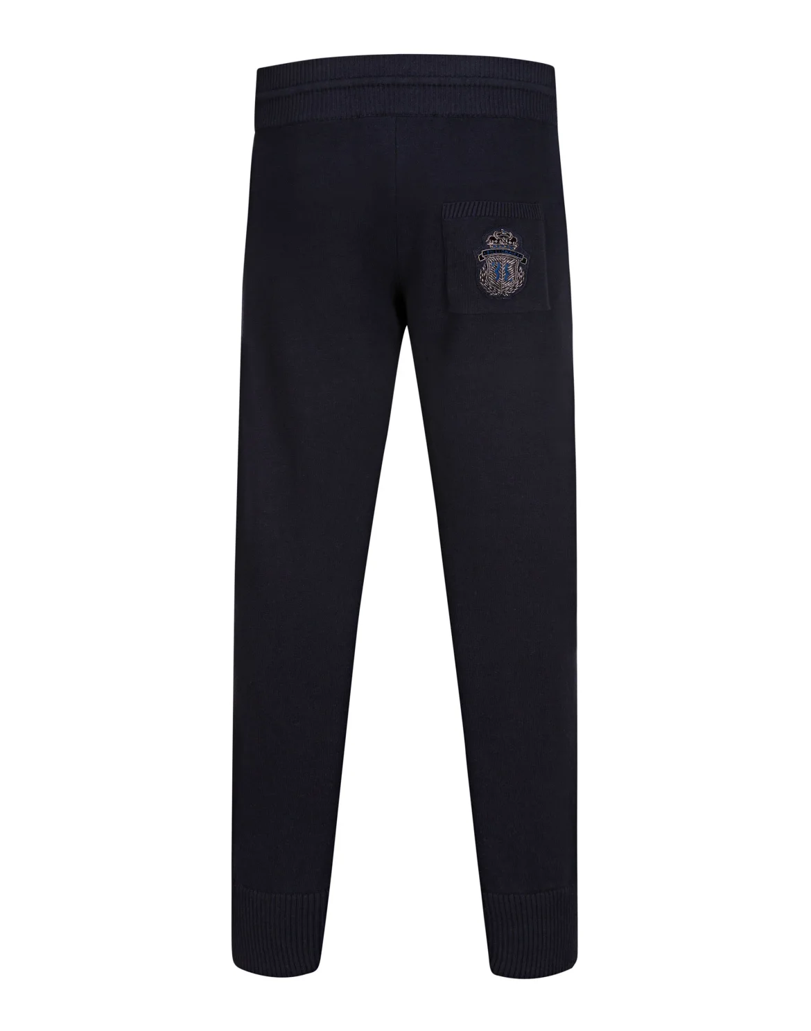 Knit Jogging Trousers Crest, цвет: Синий