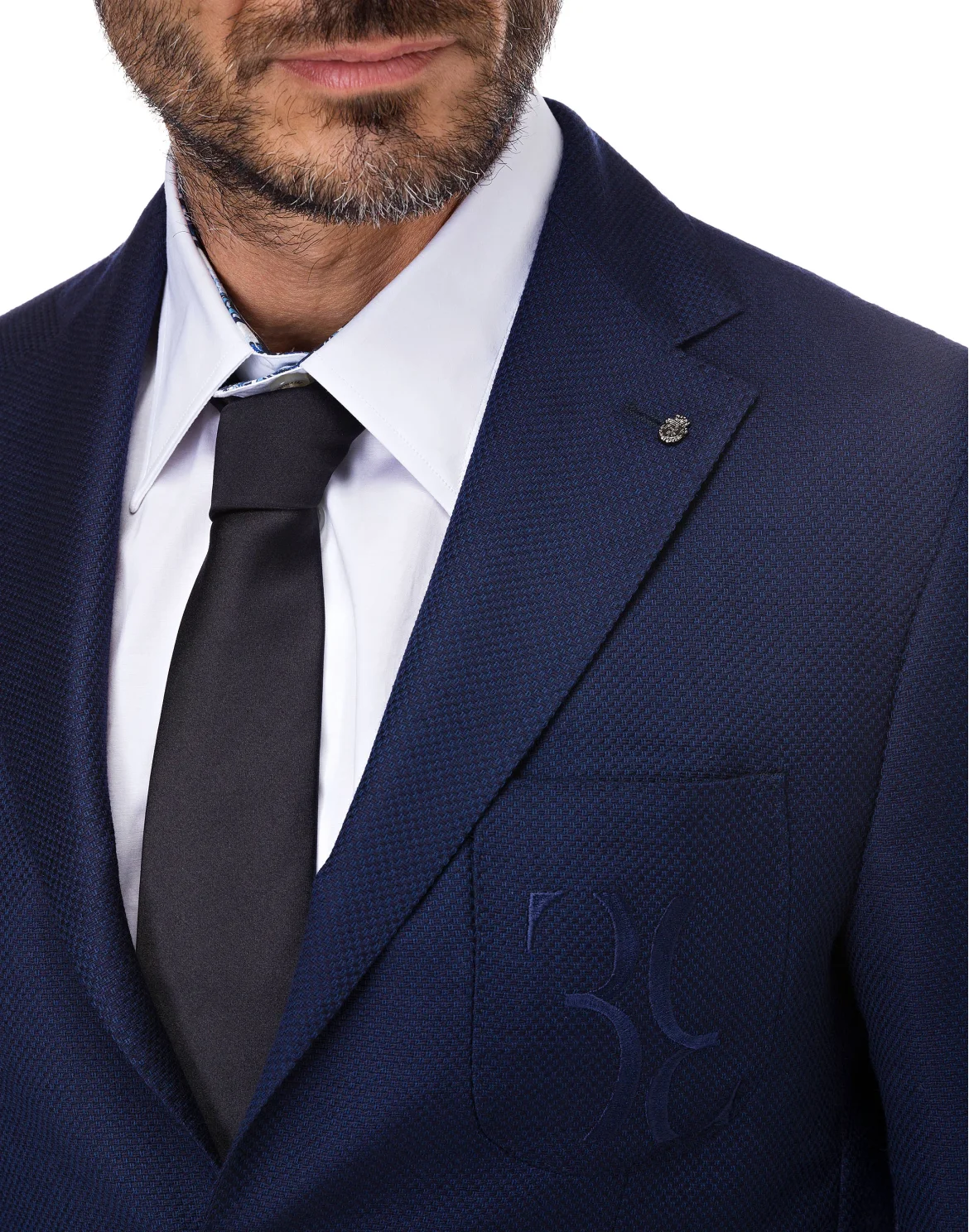 Blazer Slim Fit Double B, цвет: Синий